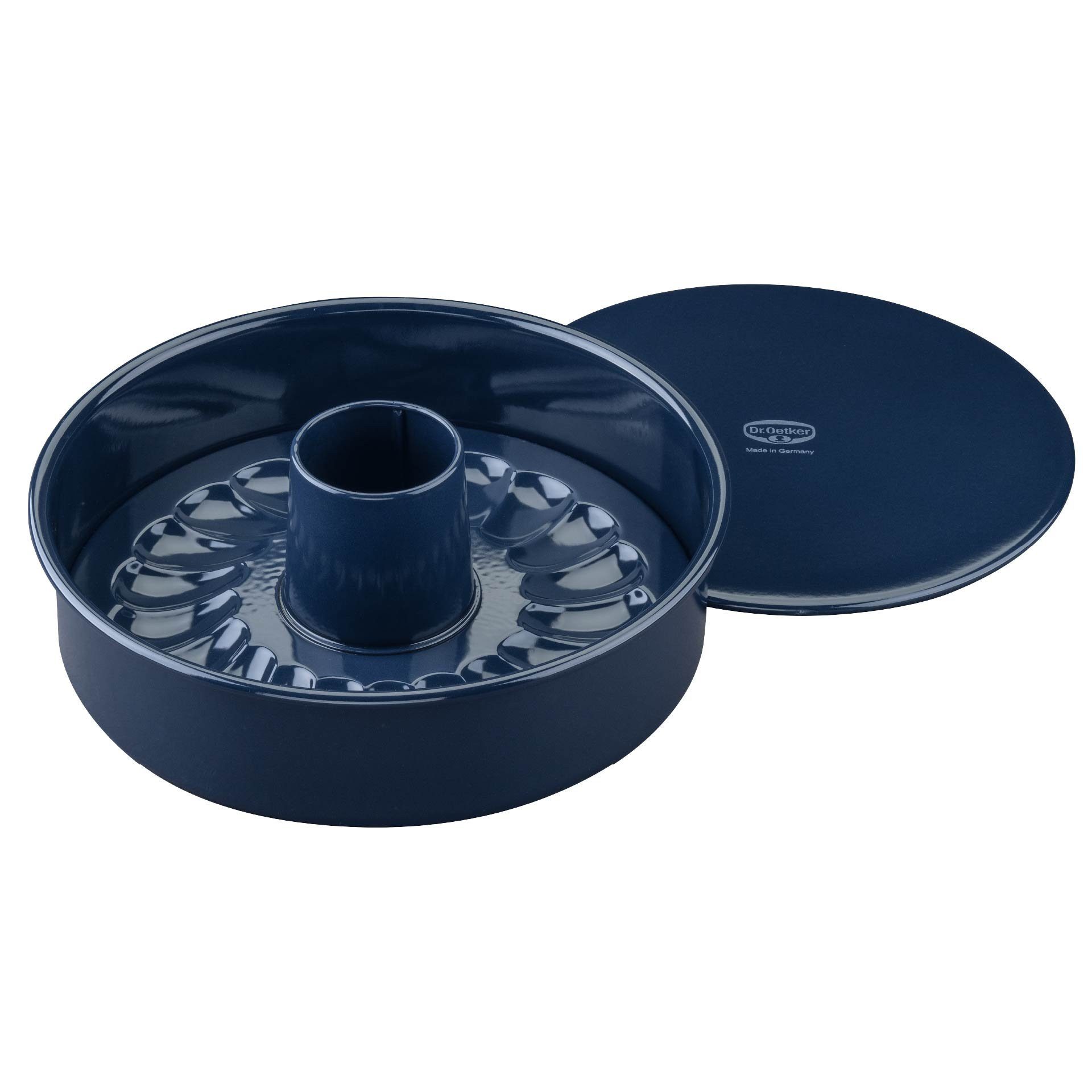 Dr. Oetker Küchenhelfer Garantieform Ø 28cm, mit Flach und Rohrboden, antihaftbeschichtet, aus Stahlblech