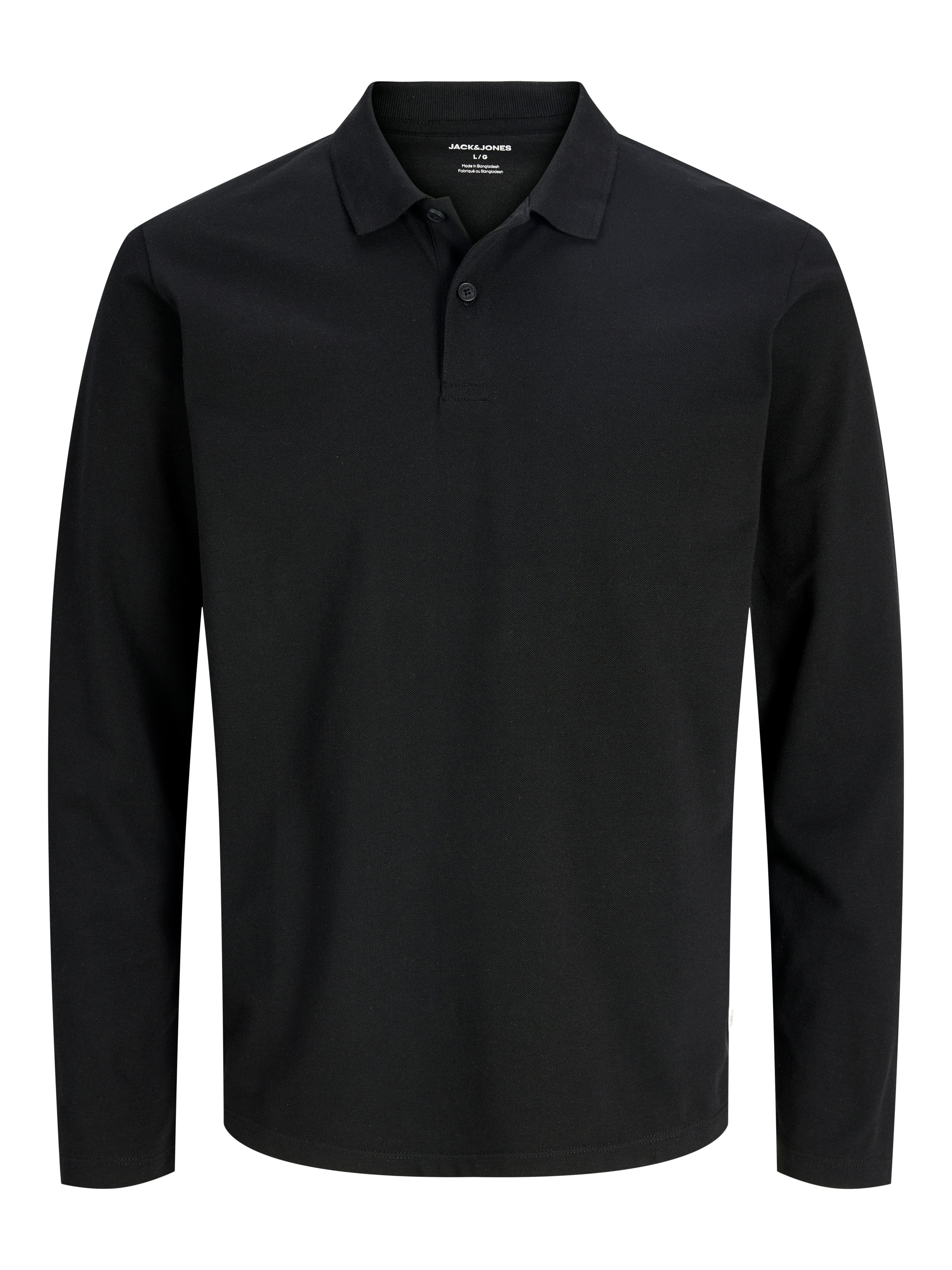 Jack & Jones Poloshirt JJKANE POLO LS Baumwollmischung, regular fit