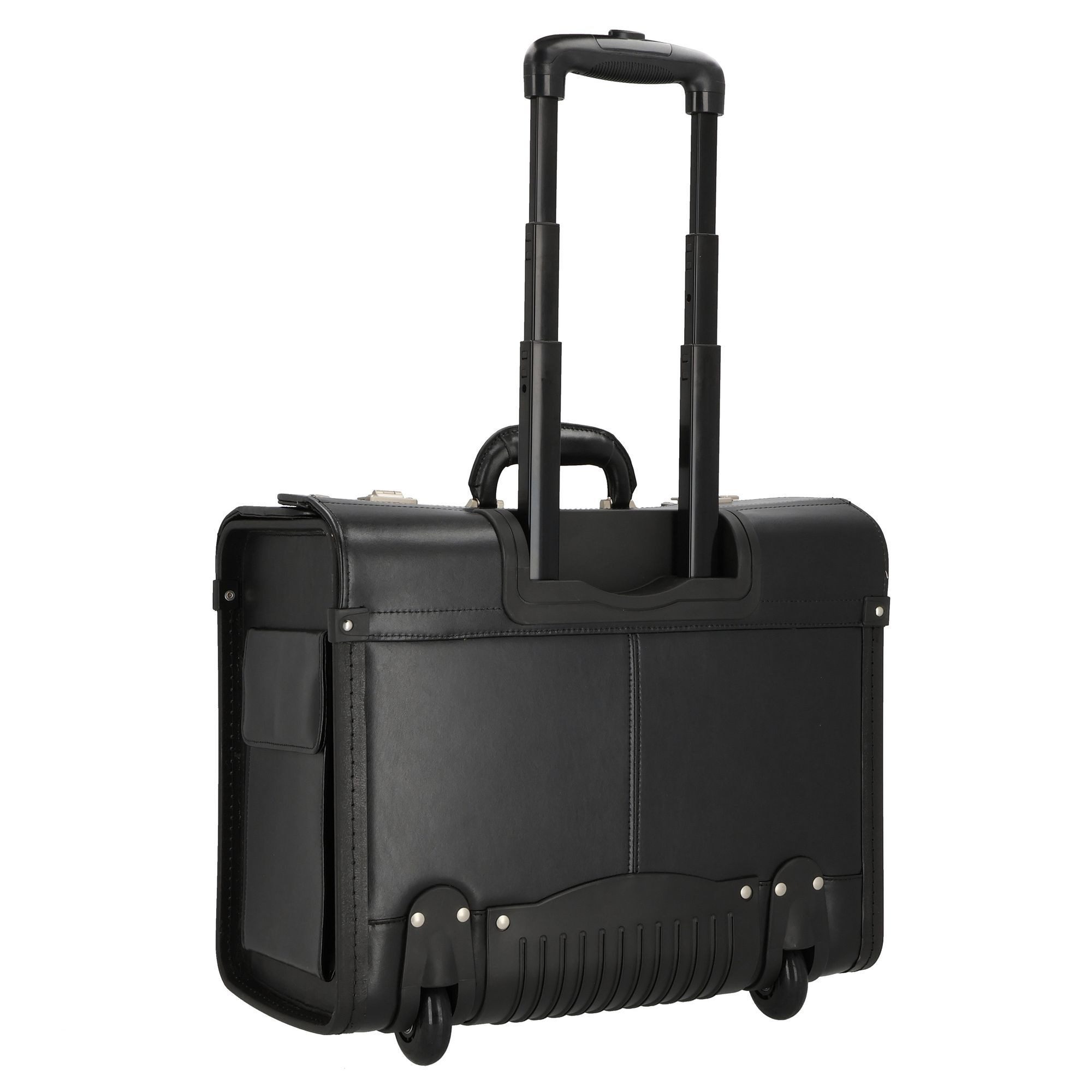 Dermata Pilotenkoffer, 2 Rollen, Leder