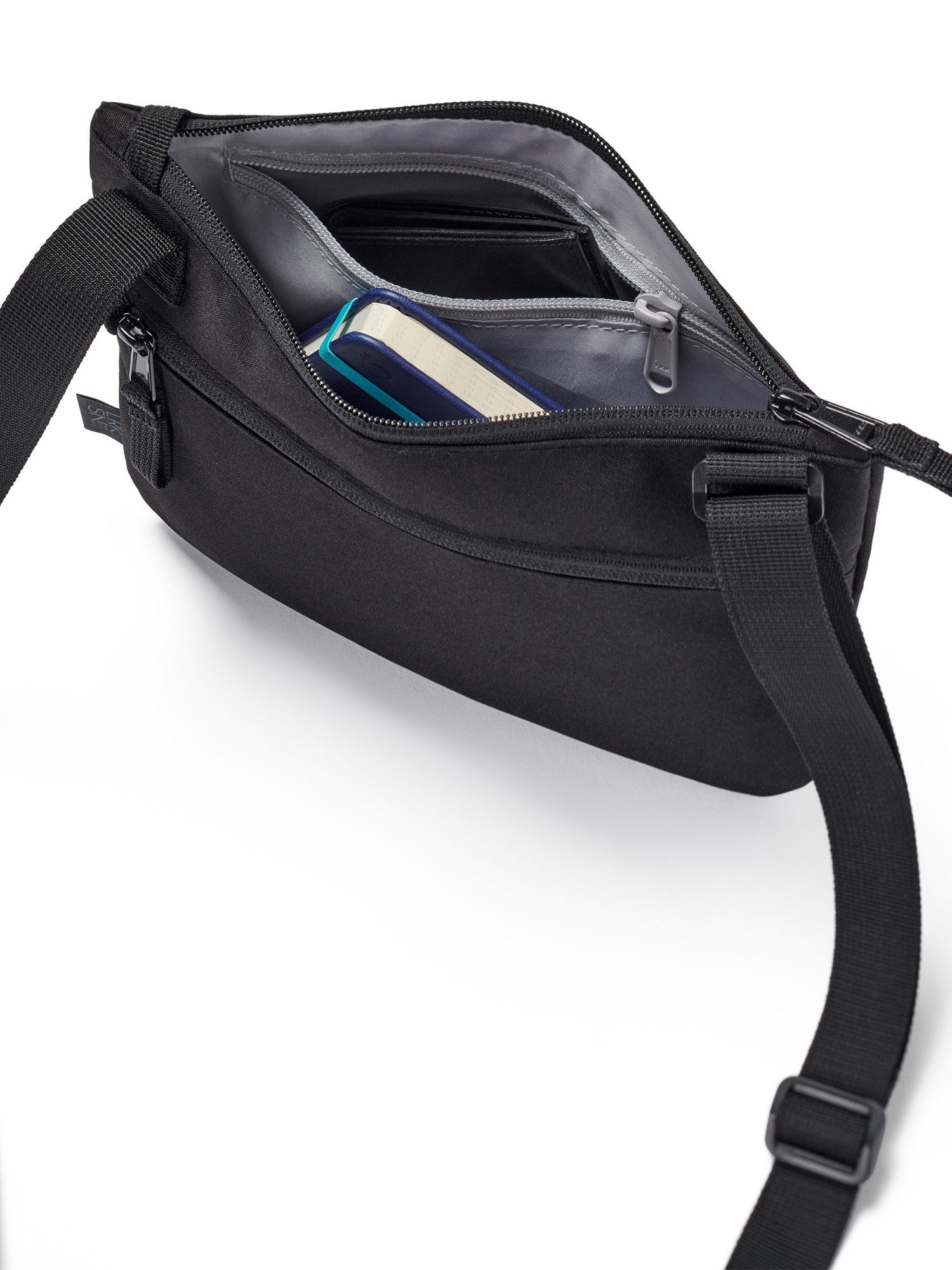 LARKSON Umhängetasche Henrik Umhängetasche mit Anti-Diebstahl-Sicherung, Flache Crossbody Bag, Wasserabweisend