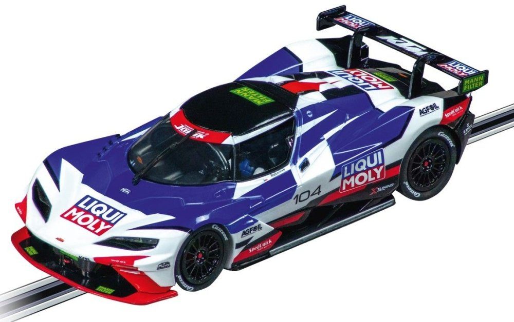 Rennbahn-Auto Carrera 20027745 1:32 Evo Auto KTM X-BOW GTX "Liqui Moly, No.104"
