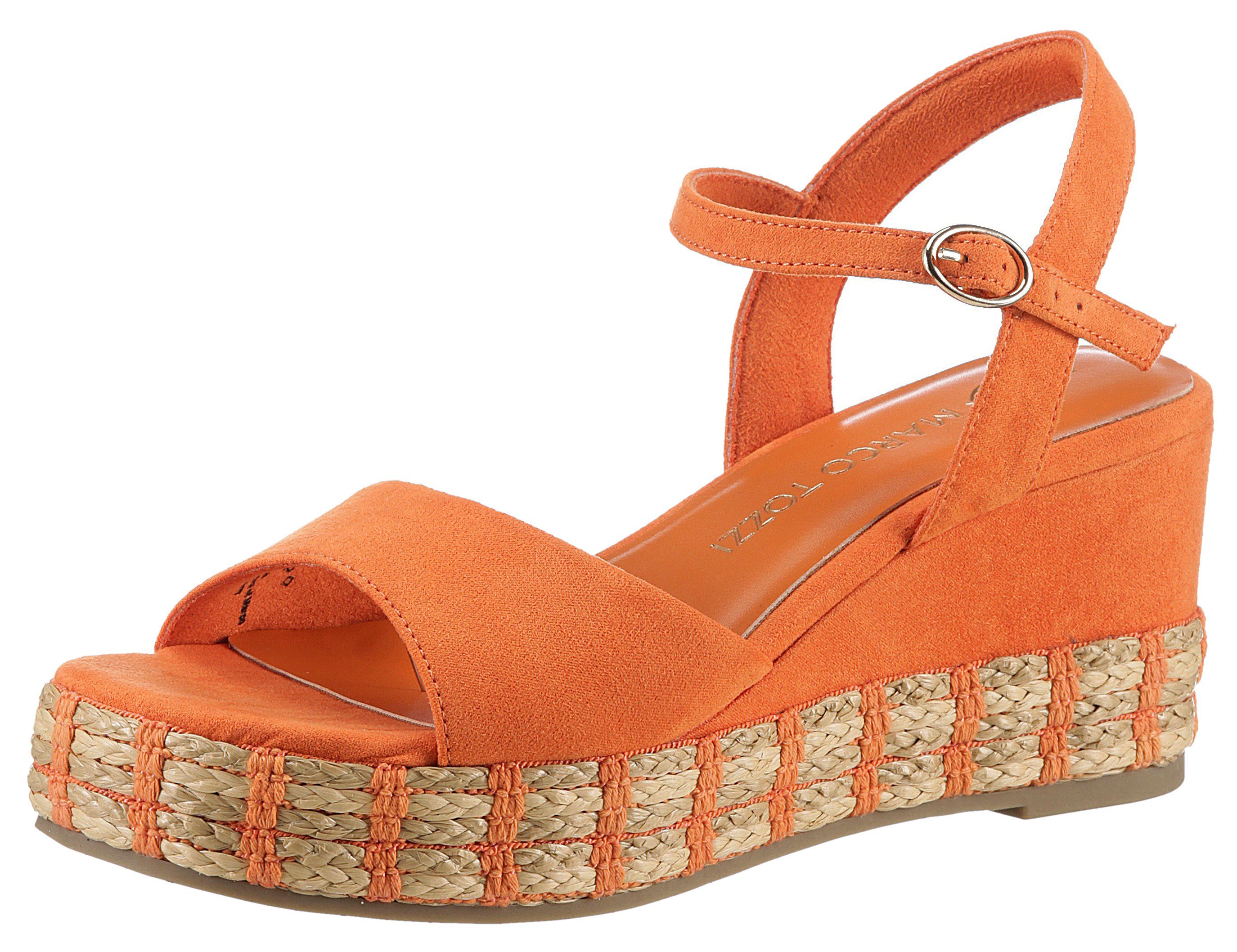 MARCO TOZZI Keilsandalette, Sommerschuh, Sandale, Keilabsatz, günstig online kaufen