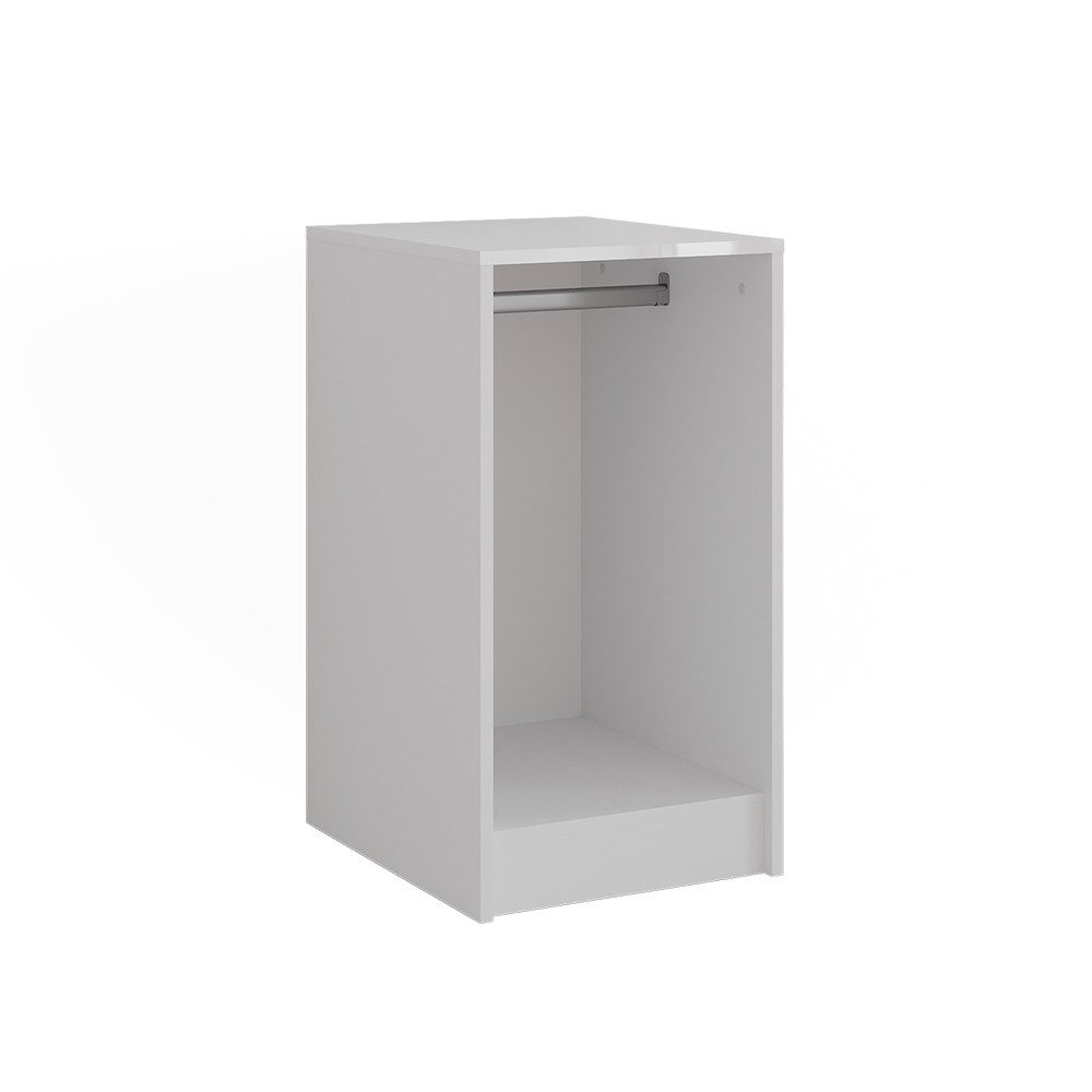 Vicco Kommode Sherry, Weiß, 40.2 x 76.2 cm mit Containerdeckel (1 St)