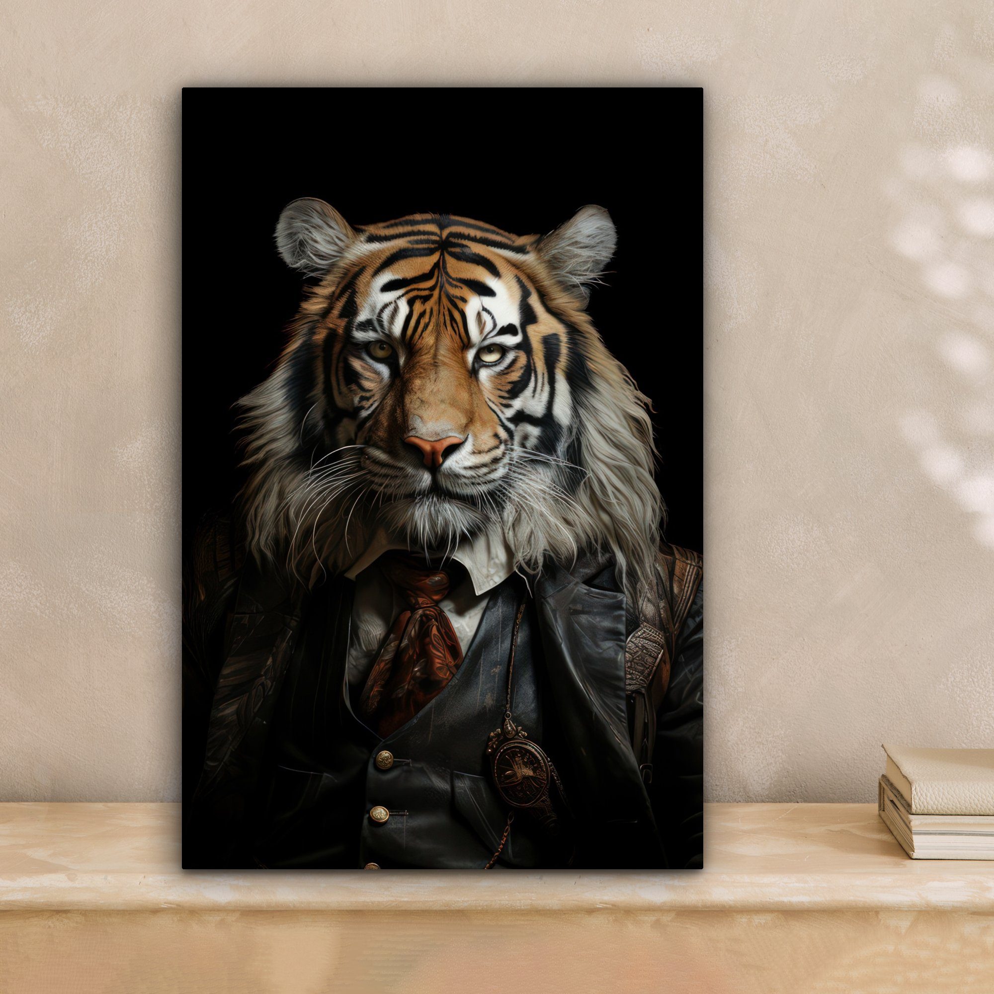 OneMillionCanvasses® Leinwandbild Tiger - Porträt - günstig online kaufen