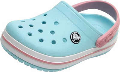 UE Stock Crocs Unisex Kinder Clogs mit Luftlöchern Sandalen Gr.35 Hellblau Rosa Clog Komfortabel und farbenfroh