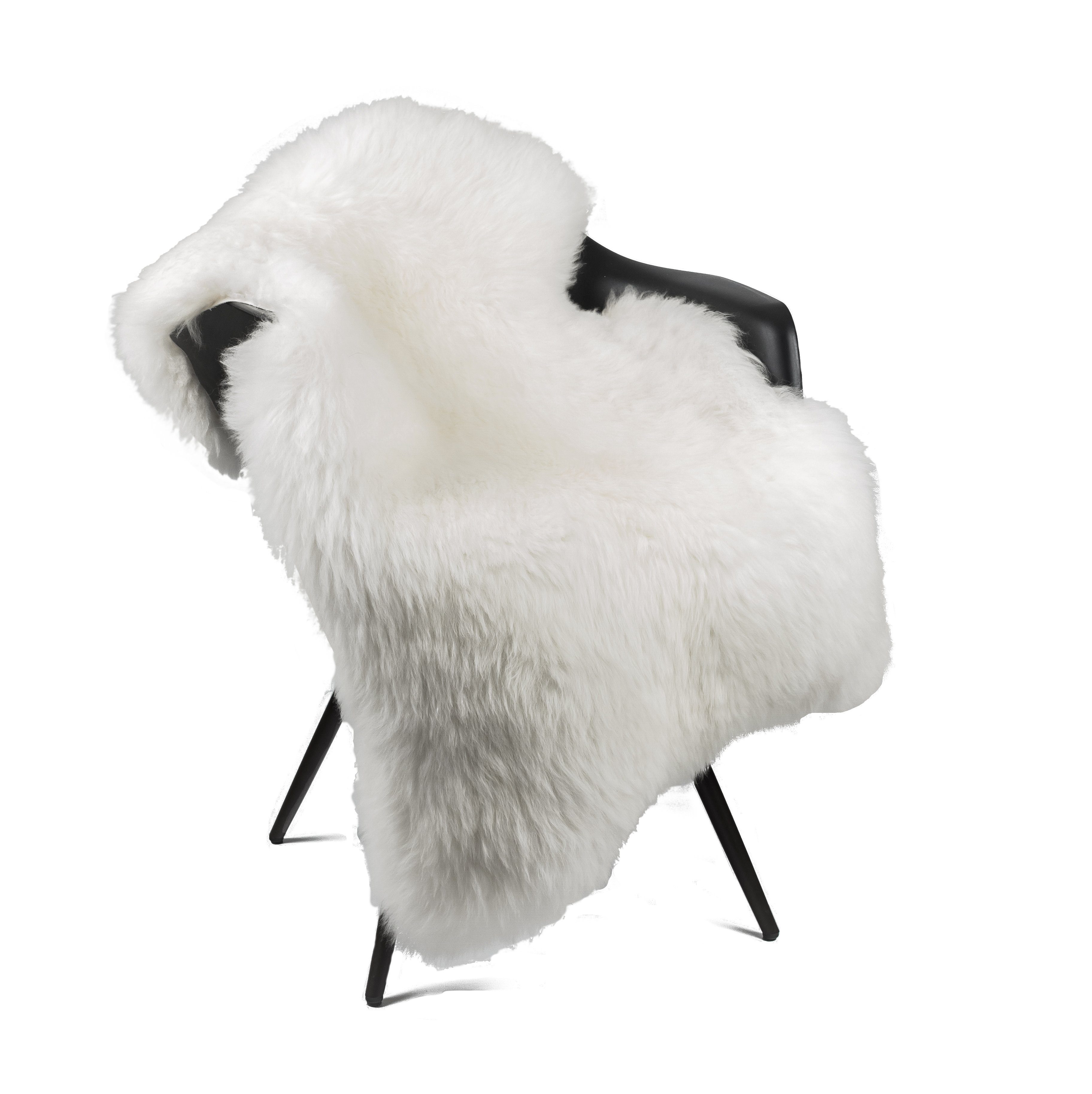 Hofbrucker seit 1948 Fellteppich Hofbrucker Lammfell Weiß groß 125-135cm