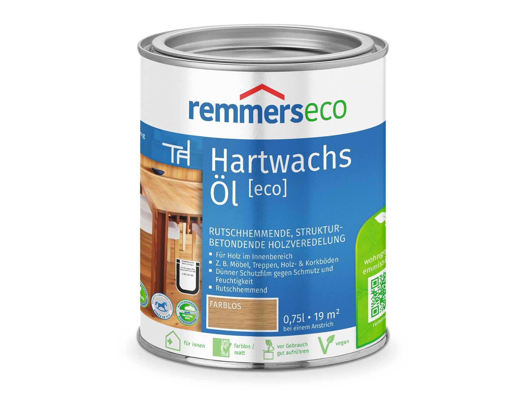Remmers Holzöl REMMERS ECO HARTWACHS-ÖL - 0.75 LTR