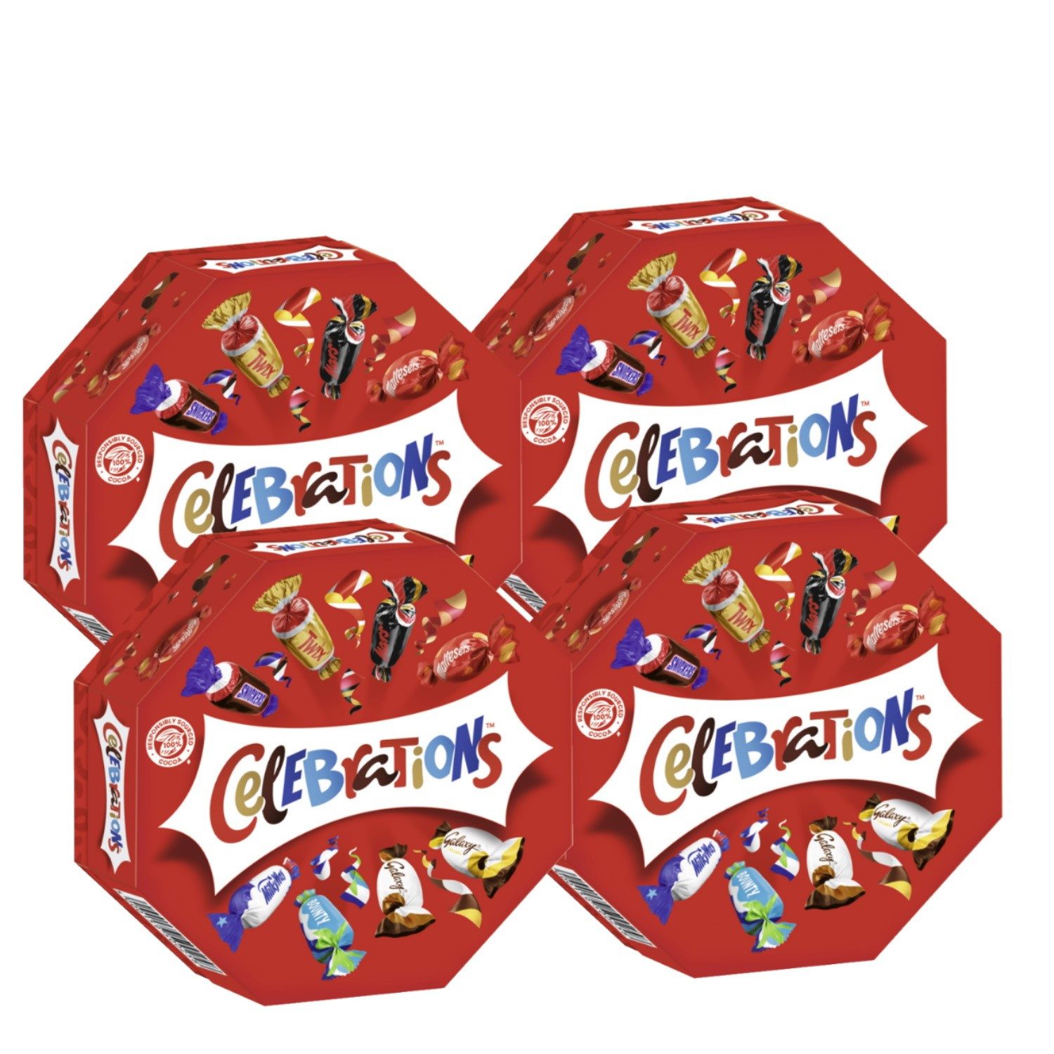 Mars GmbH Süßigkeit CELEBRATIONS Geschenkbox 4x 186g
