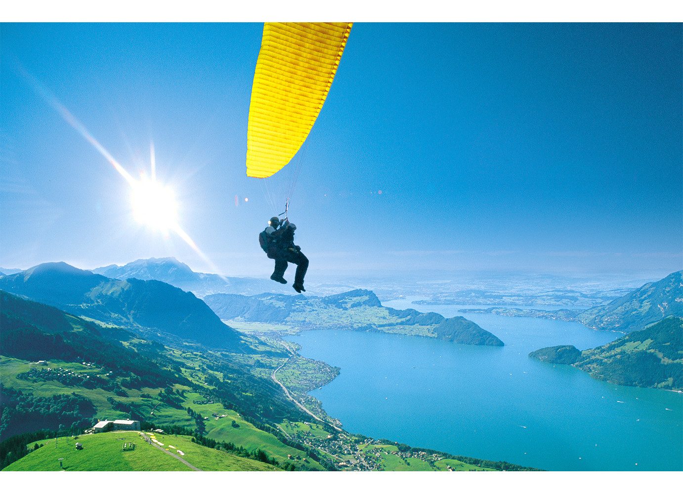 Jochen Schweizer Erlebnisgutschein Gleitschirm Tandemflug Schweiz