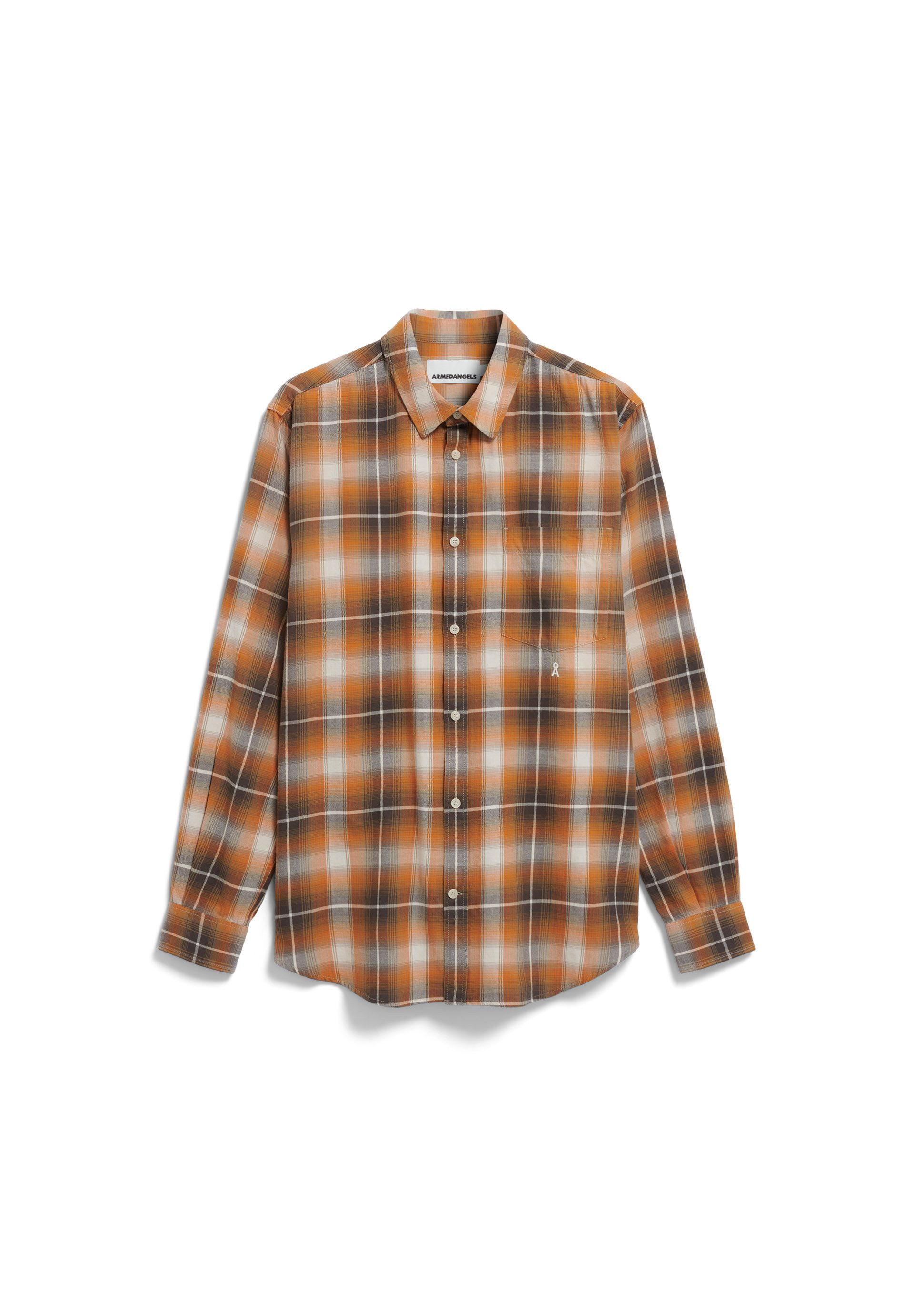 Armedangels Langarmhemd GALAANTES Hemd aus Bio-Baumwolle (1-tlg., Relaxed Fit) Relaxed Fit