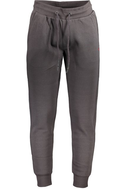U.S. GRAND POLO 5-Pocket-Hose Graue Herren-Sporthose mit Stickerei, elastis günstig online kaufen