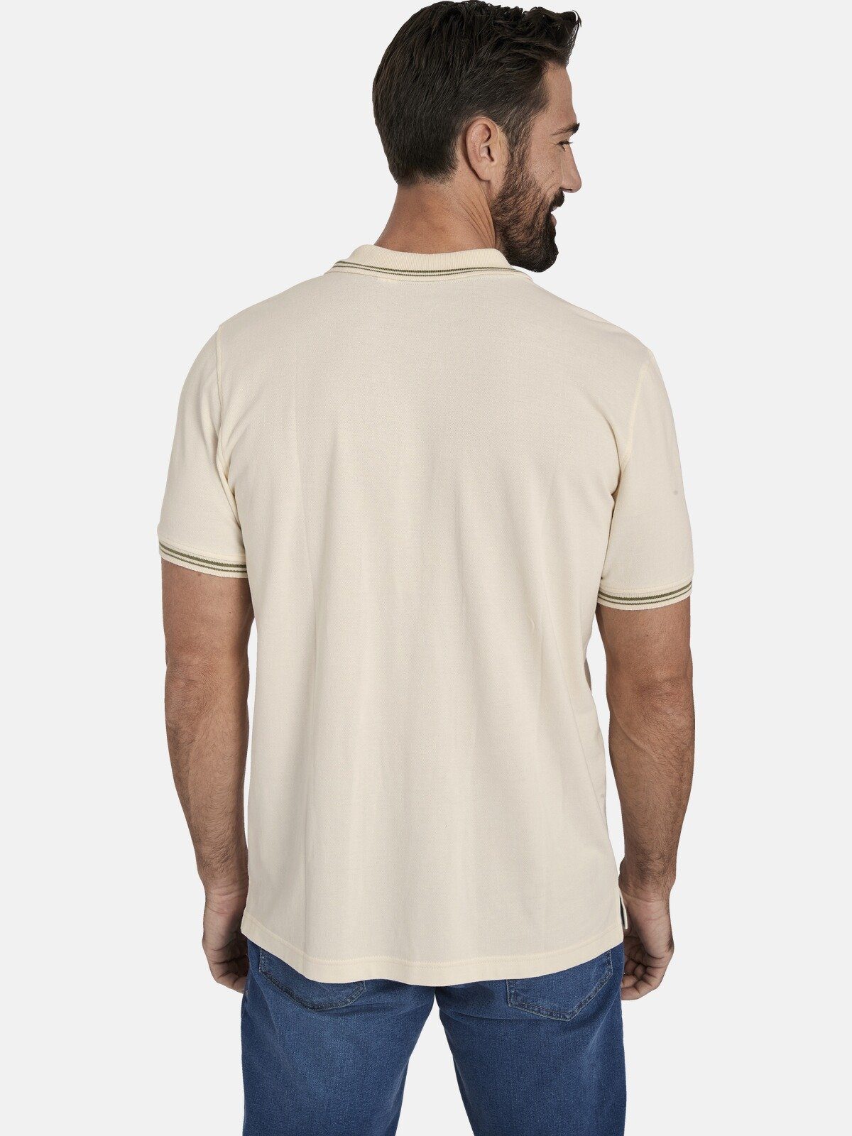 Jan Vanderstorm Poloshirt BERAU mit Kontrastkragen