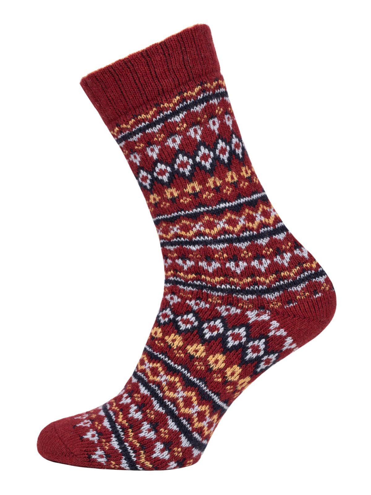 HomeOfSocks Шкарпетки 45% Wollsocken Buntes Skandinavisches Design Dicke Шкарпетки Hyggelig Warm Mit Hohem 45% Wollanteil In Bunten Design