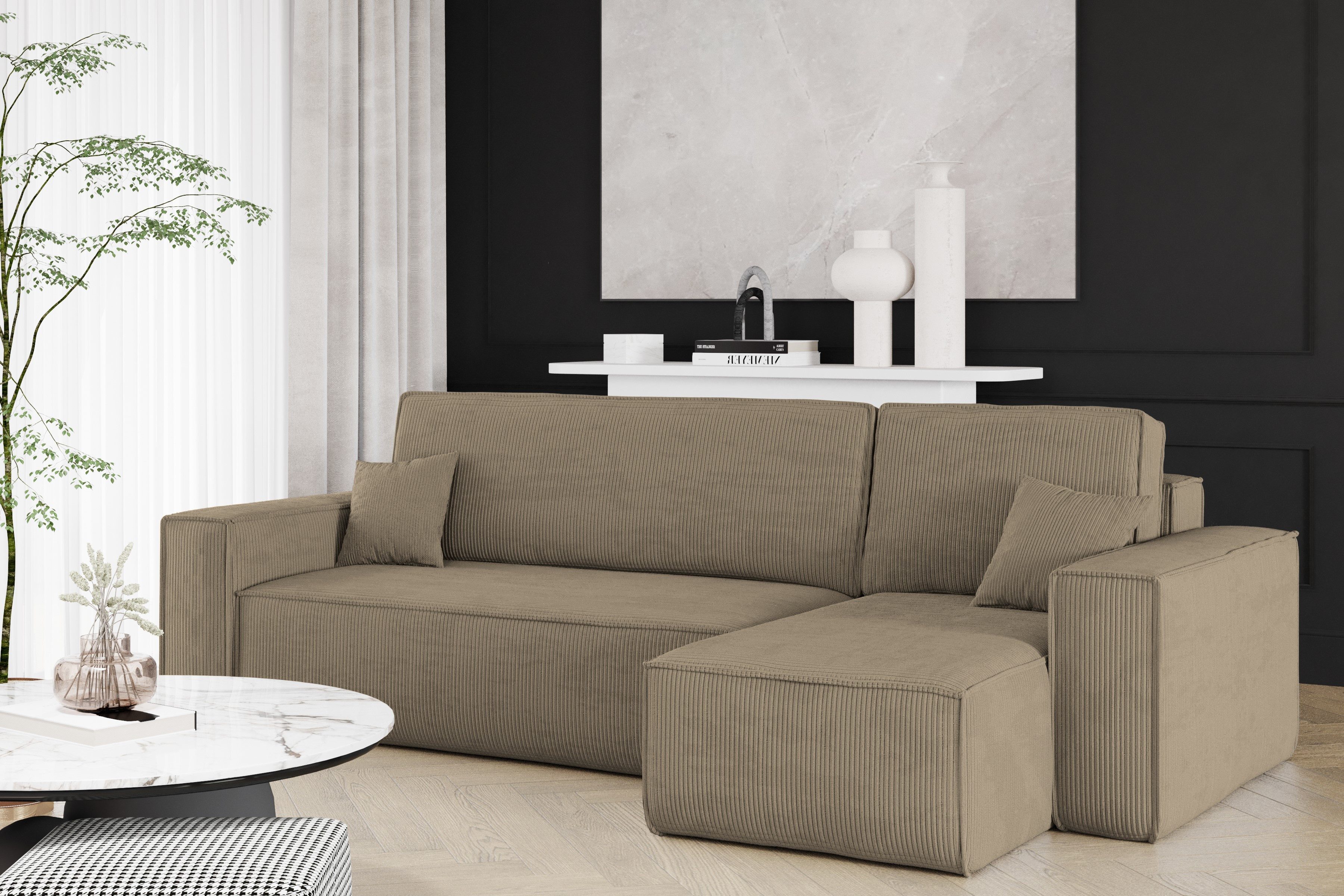 Kaiser Möbel Ecksofa mit schlaffunktion und günstig online kaufen