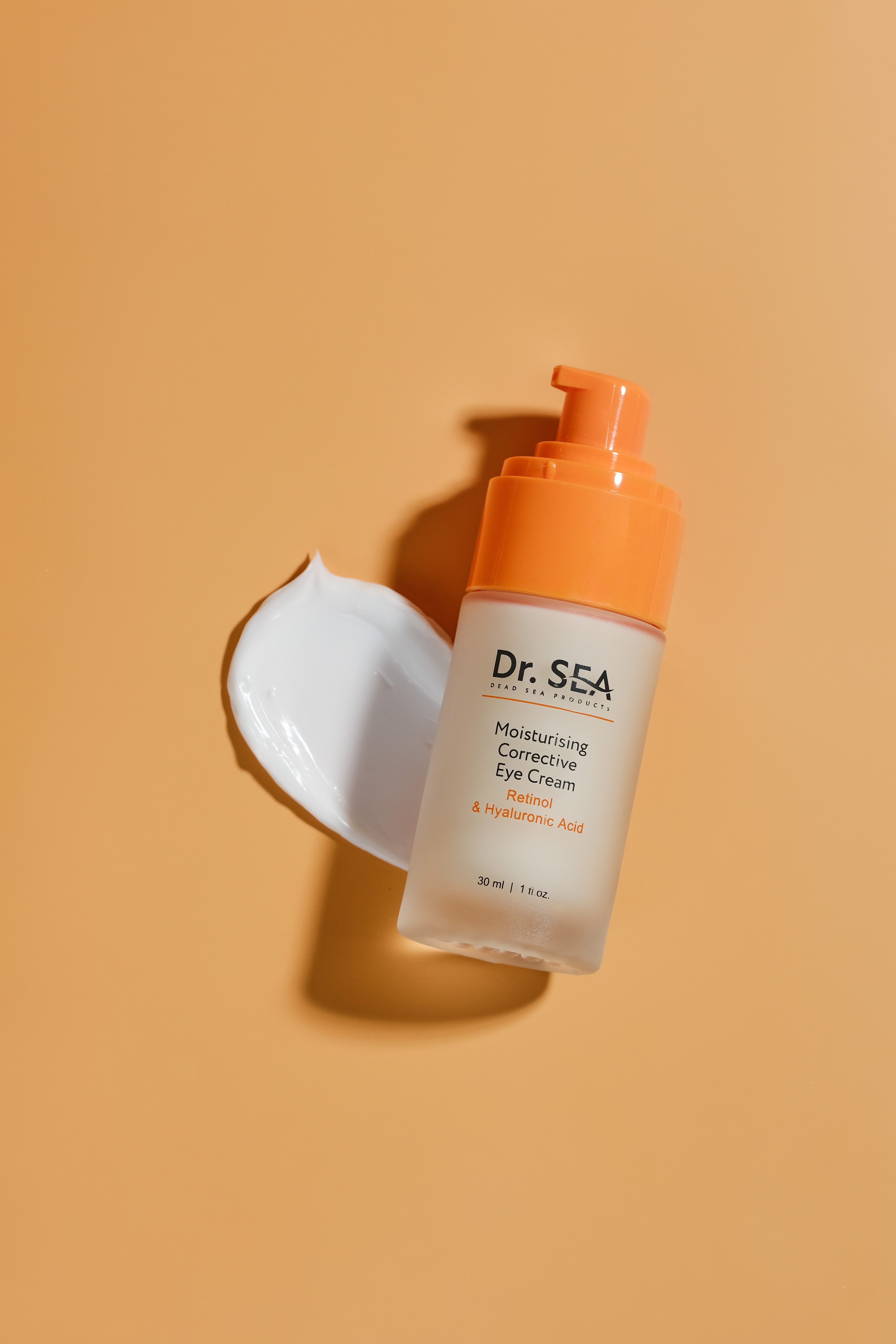 DR. SEA Augencreme Feuchtigkeitsspendende ausgleichende Augencreme Retinol Hyaluron, Mit Kollagen, Niacinamid, Grüntee und Traubenkernextrakt