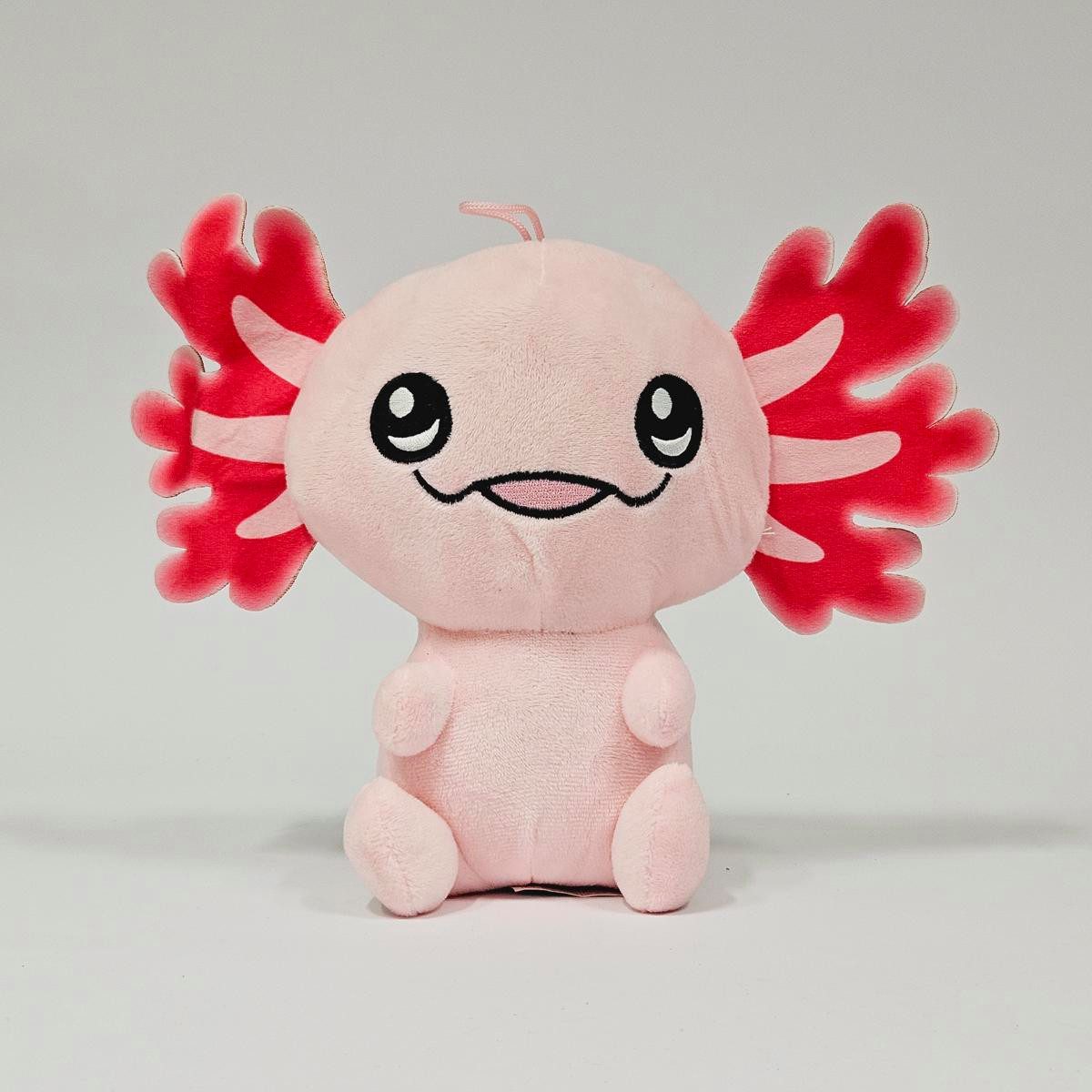 soma Kuscheltier Axolotl Kuscheltier Echse Molch Figur Plüsch 35 cm Plüsch pink (1-St), Axolotl Plüschtier Molch Kuscheltier Figur Plüschtier Wassertier
