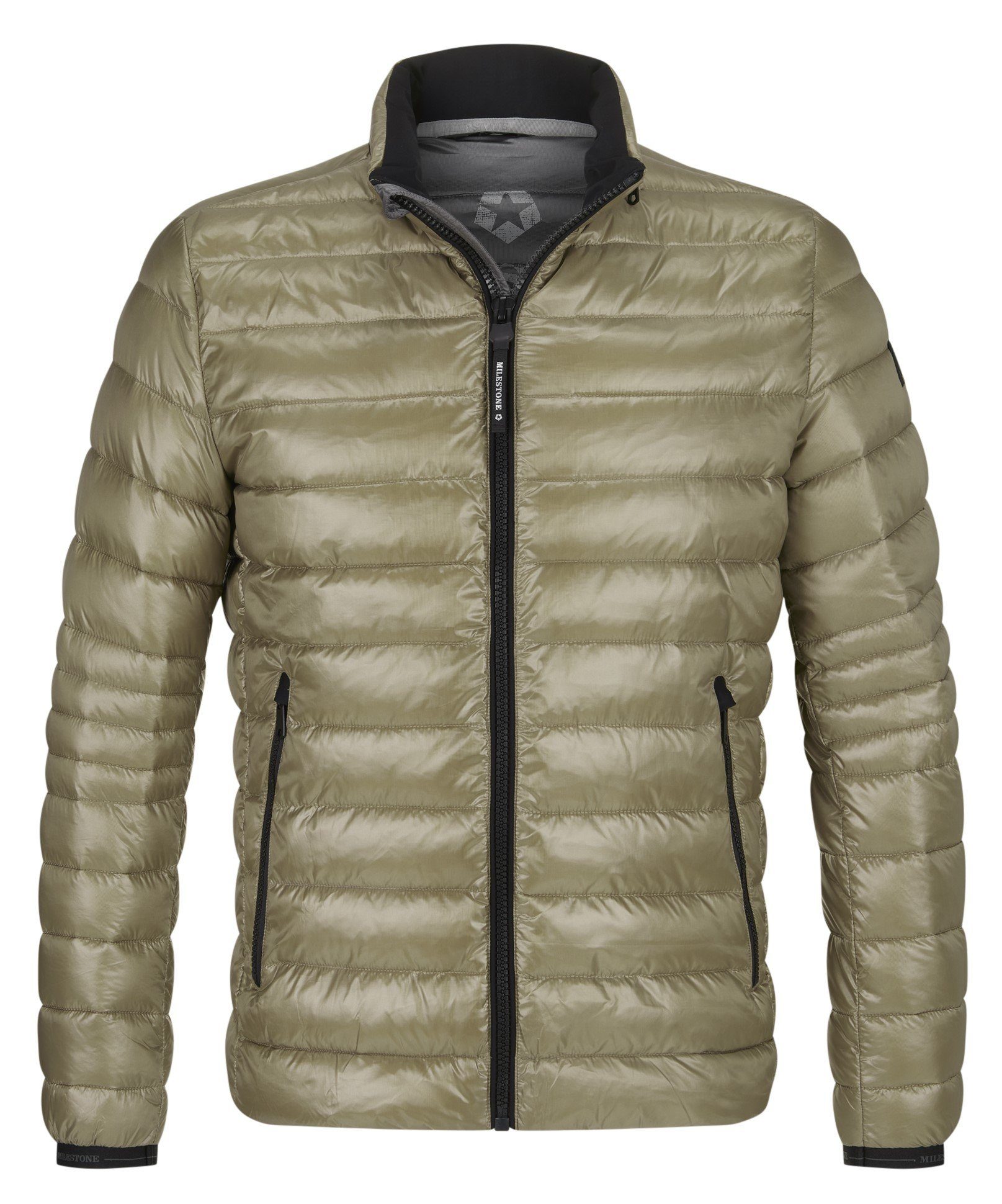 Milestone Steppjacke MSCartagena High-Shine Oberstoff mit wasserabweisender Ausrüstung, winddicht