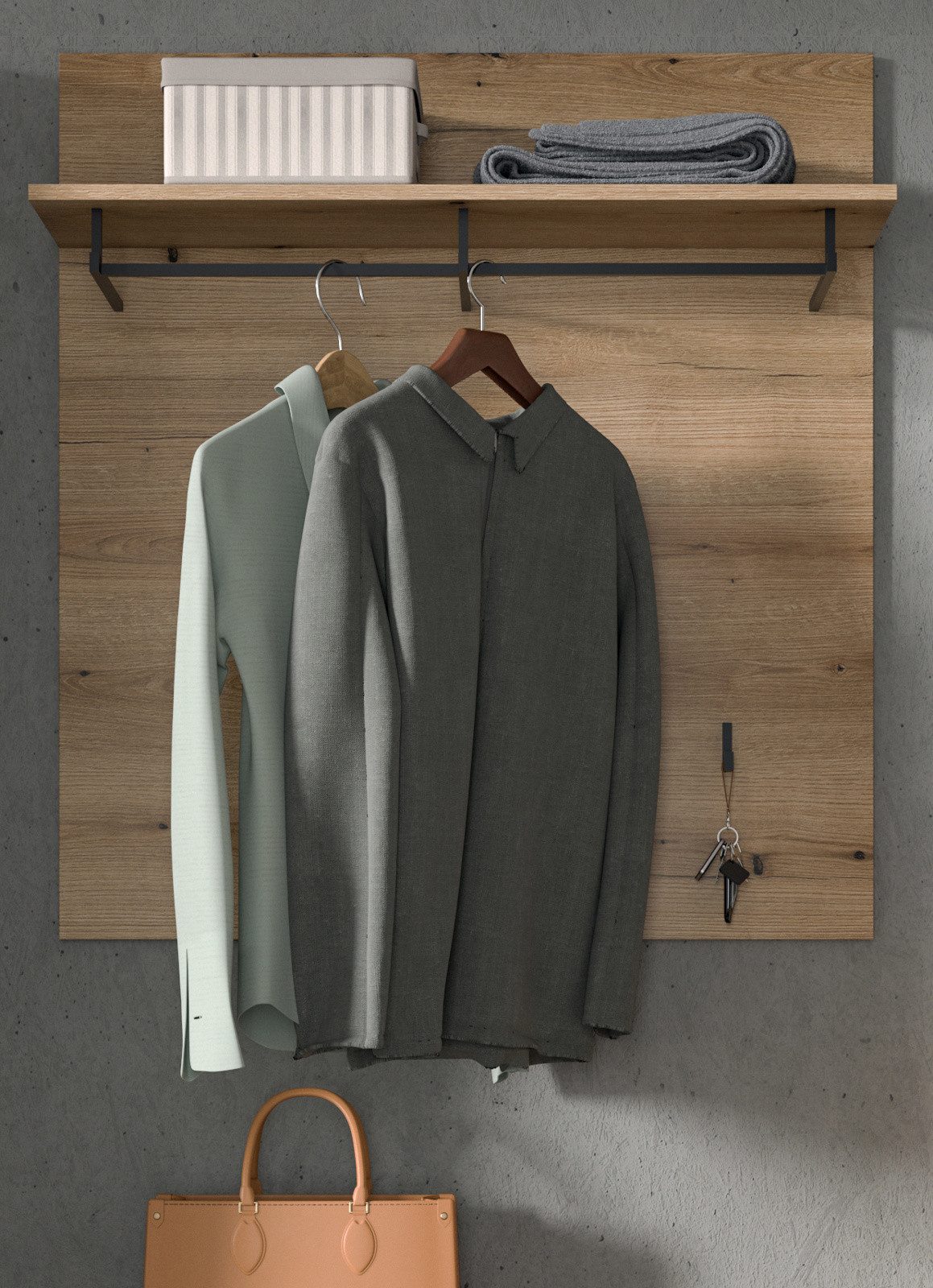 Inn.Furn Garderobenpaneel Shawn (Wandgarderobe in Evoke günstig online kaufen