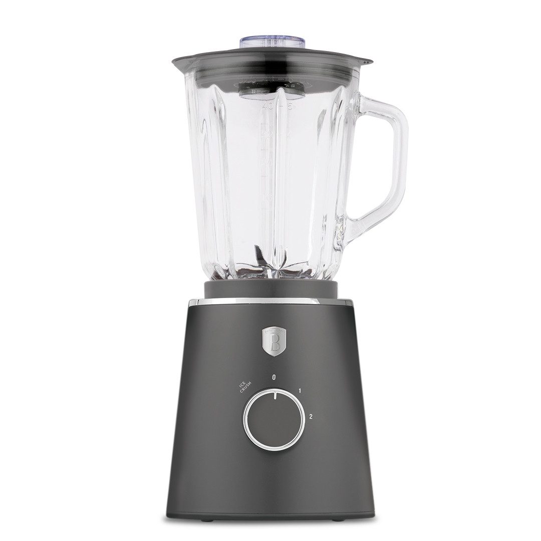 BerlingerHaus Standmixer BH 9820, 1000 W, 1,5 L Glasbehälter, 1000 W, Ice-Crush Funktion, Edelstahlmesser