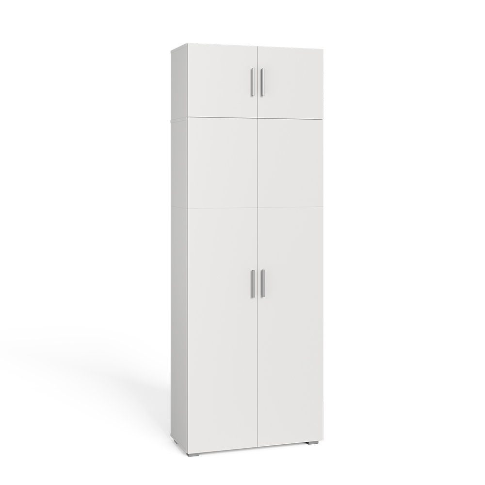Vicco Aktenschrank Ingo, Weiß/Weiß, 80 x günstig online kaufen