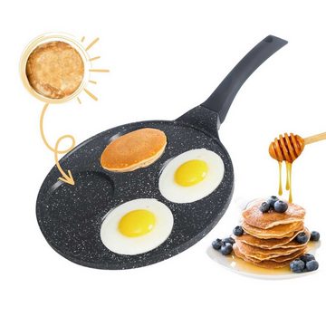 Cheffinger Crêpepfanne Pfannkuchen Spiegelei Pancake Pfanne Alu-Guss Ø26cm Induktion, Material: Aluminium