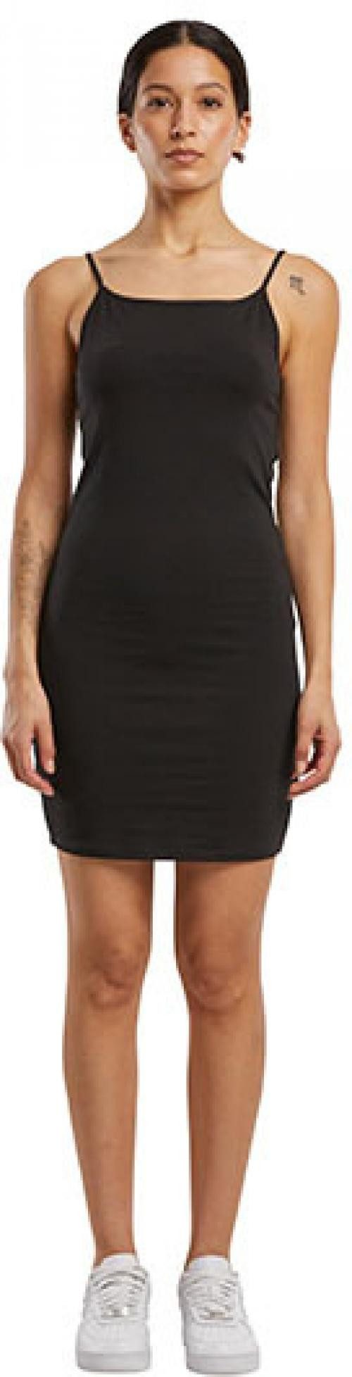 Build Your Brand Sweatkleid Ladies Stretch Jersey Slim Dress Damen Kleid