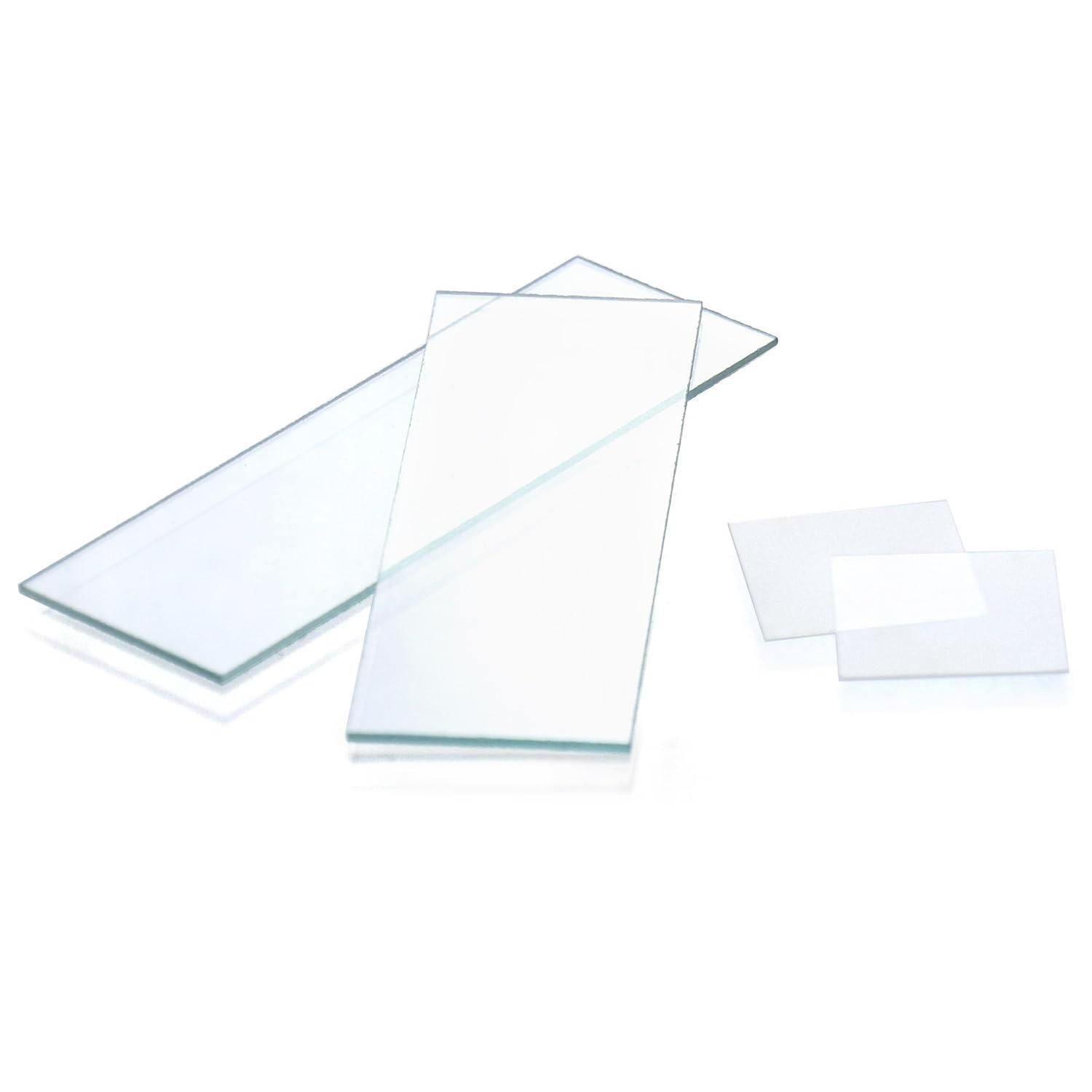 LuxusKollektion Objektträger Objektträger 100 76x25 Deckgläser 200 18x18 Mattkanten 2 set