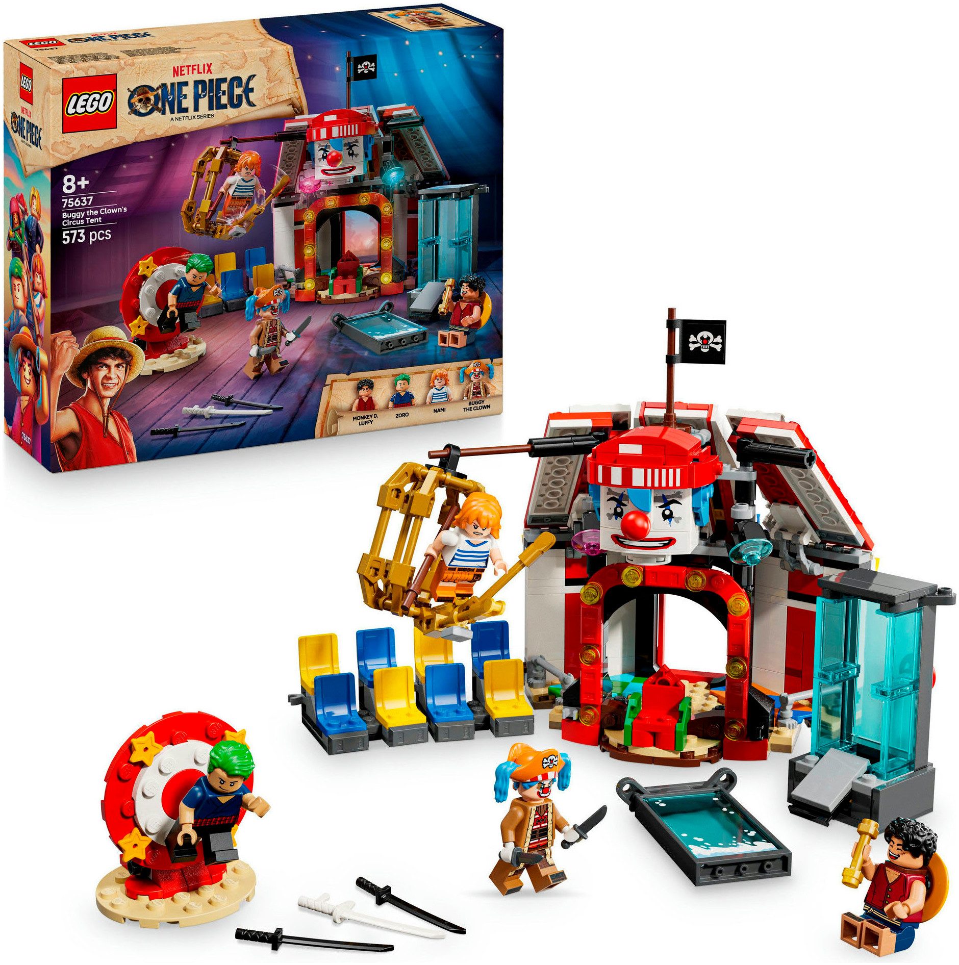 LEGO® Zirkuszelt von Buggy dem Clown (75637), LEGO One Piece Konstruktionss günstig online kaufen