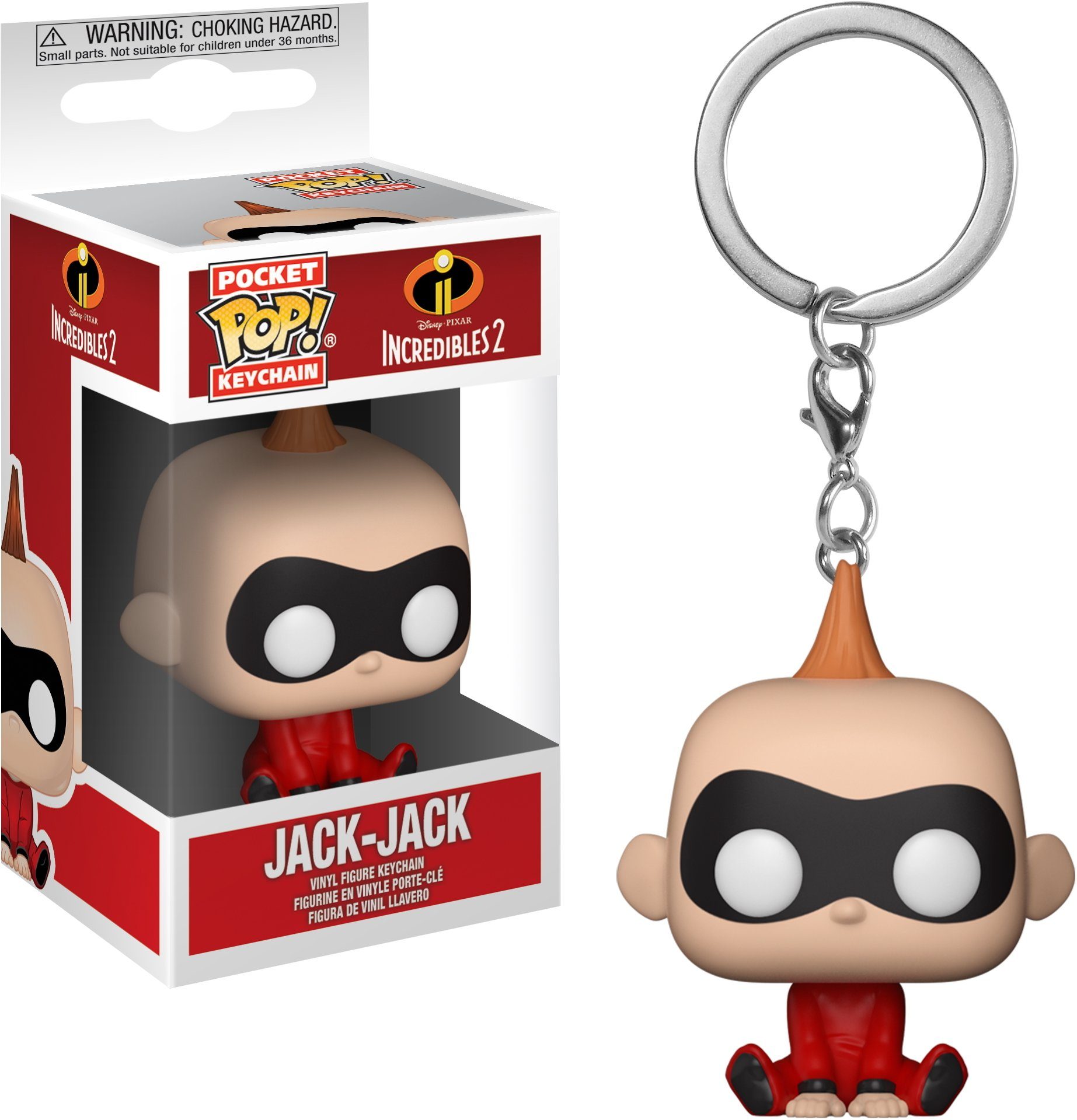 Pocket 2 - Incredibles Die Unglaublichen Funko Schlüsselanhänger Jack-Jack