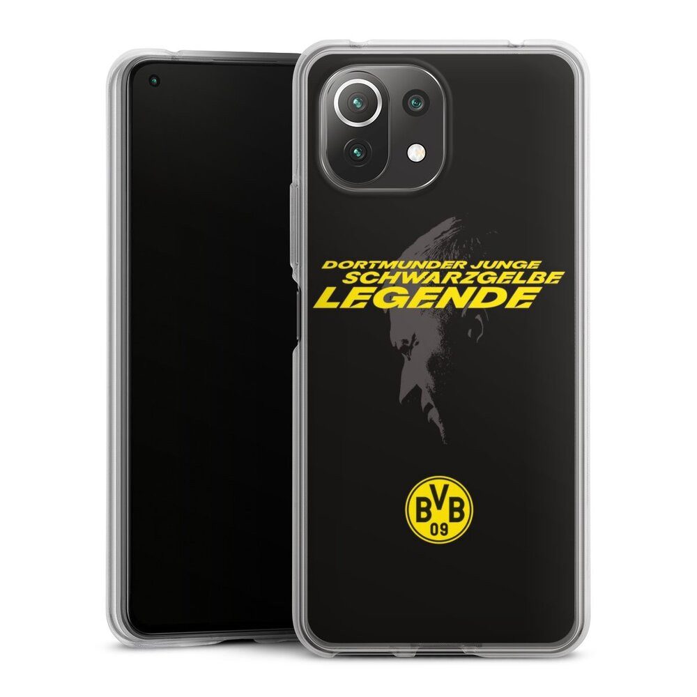 DeinDesign Handyhülle Marco Reus Borussia Dortmund BVB Danke Marco Schwarzgelbe Legende, Xiaomi Mi 11 Lite Silikon Hülle Bumper Case Handy Schutzhülle