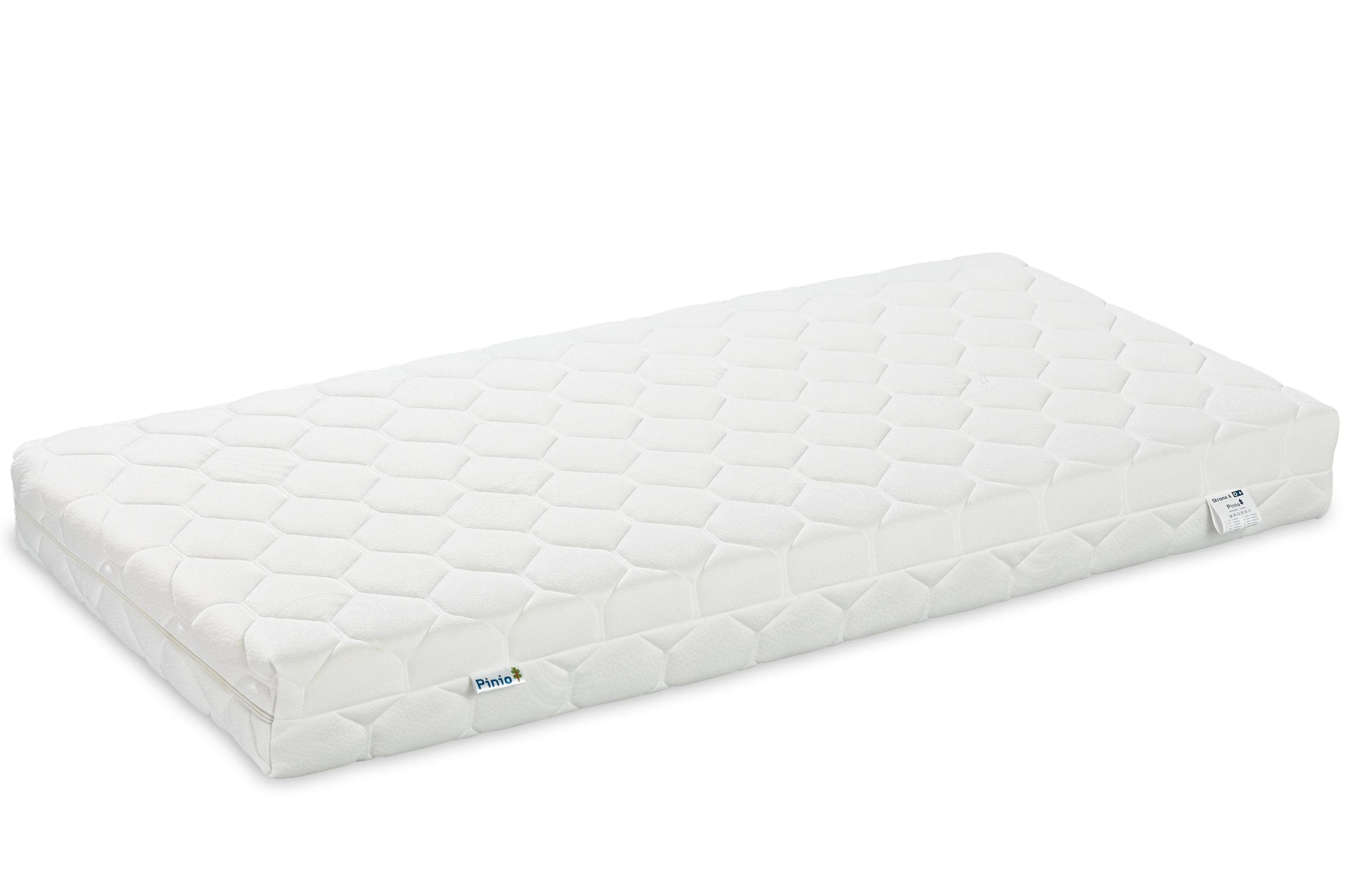 Kindermatratze LOTTI Matratze für Kinderbett, weiße Farbe, KONSIMO®, 11 cm hoch, hergestellt in der EU, abnehmbare Matratzenbezug, 140x70 cm