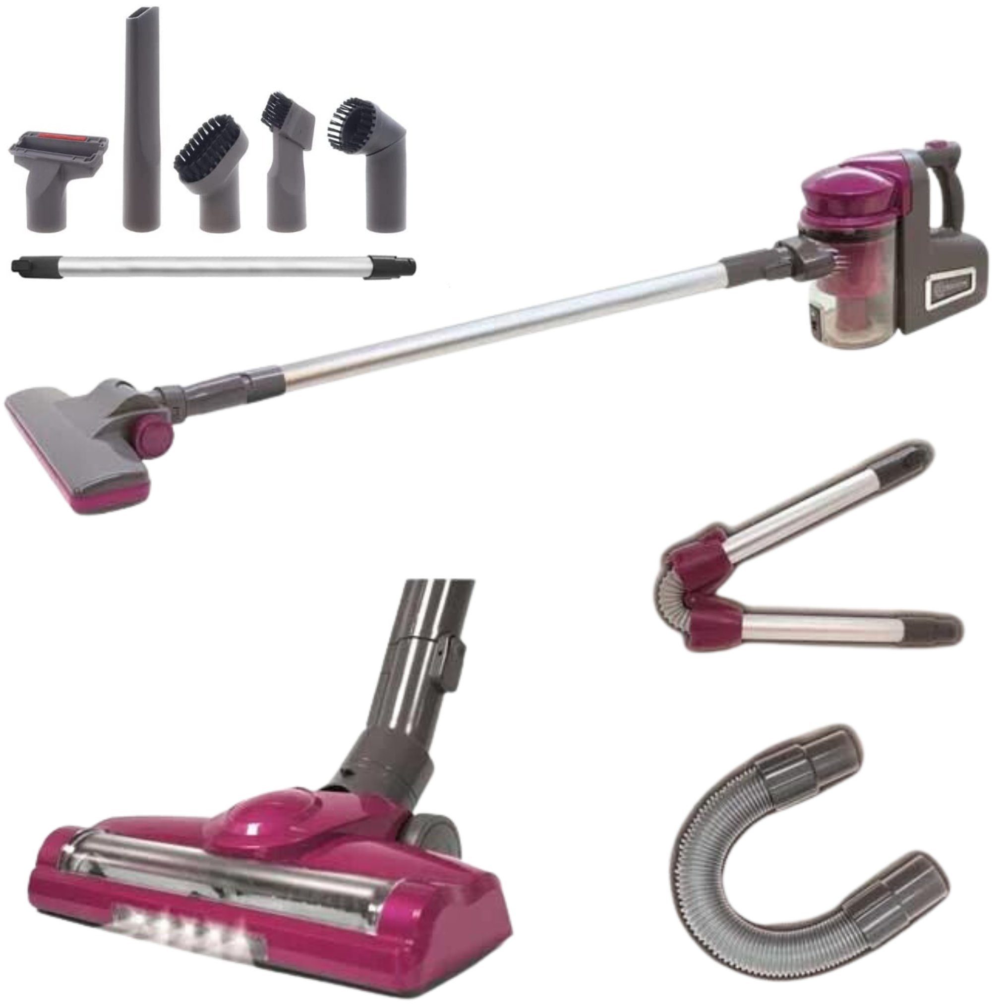 Starlyf Akku-Hand-und Stielstaubsauger Cordless Vac, 140,00 W, beutellos, ohne Beutel, 30.000 U/min., 22 Volt Lithium Ionen Akku mit Saugrohr