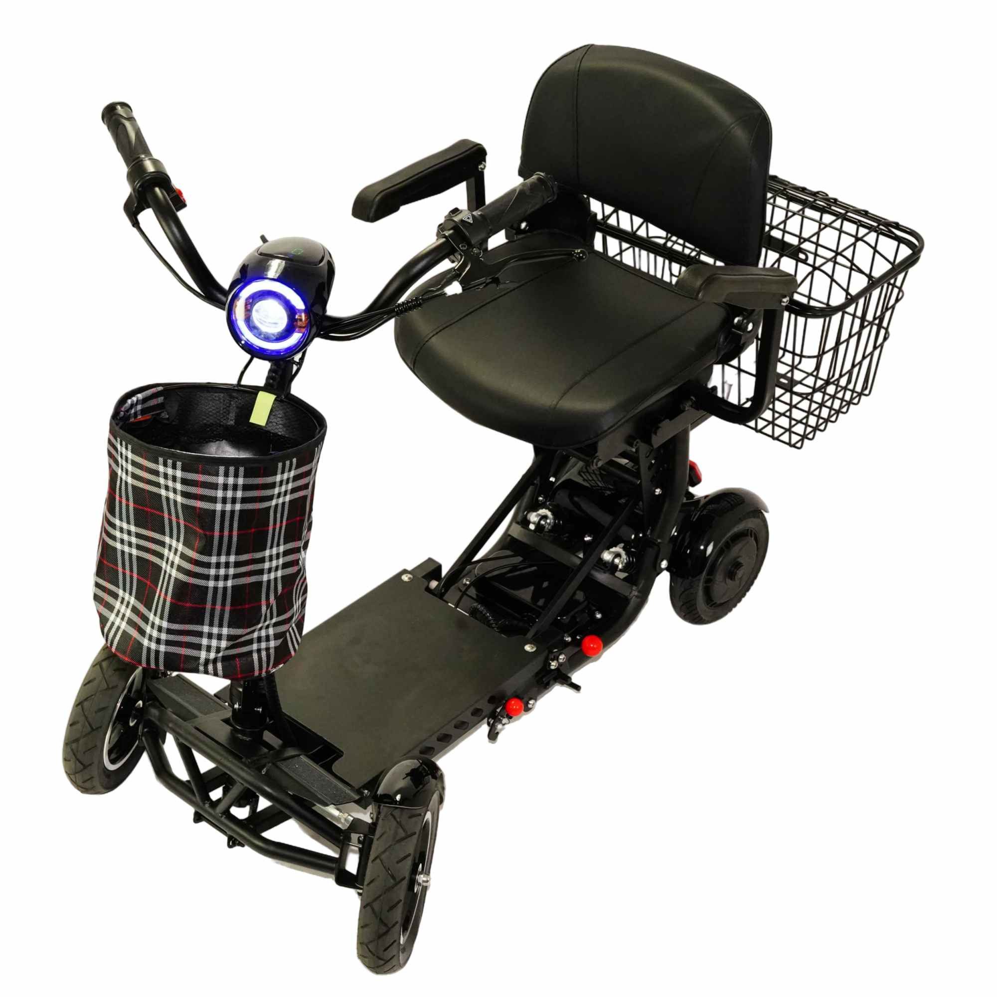 Urban Hopper E-Motorroller Elektro Seniorenmobil 4-Rad Mobilitätshilfe Faltbar Urban Hopper, 250 W, 6 km/h, Urban Hopper Best Ager Fold Lithium-Akku ca. 40km