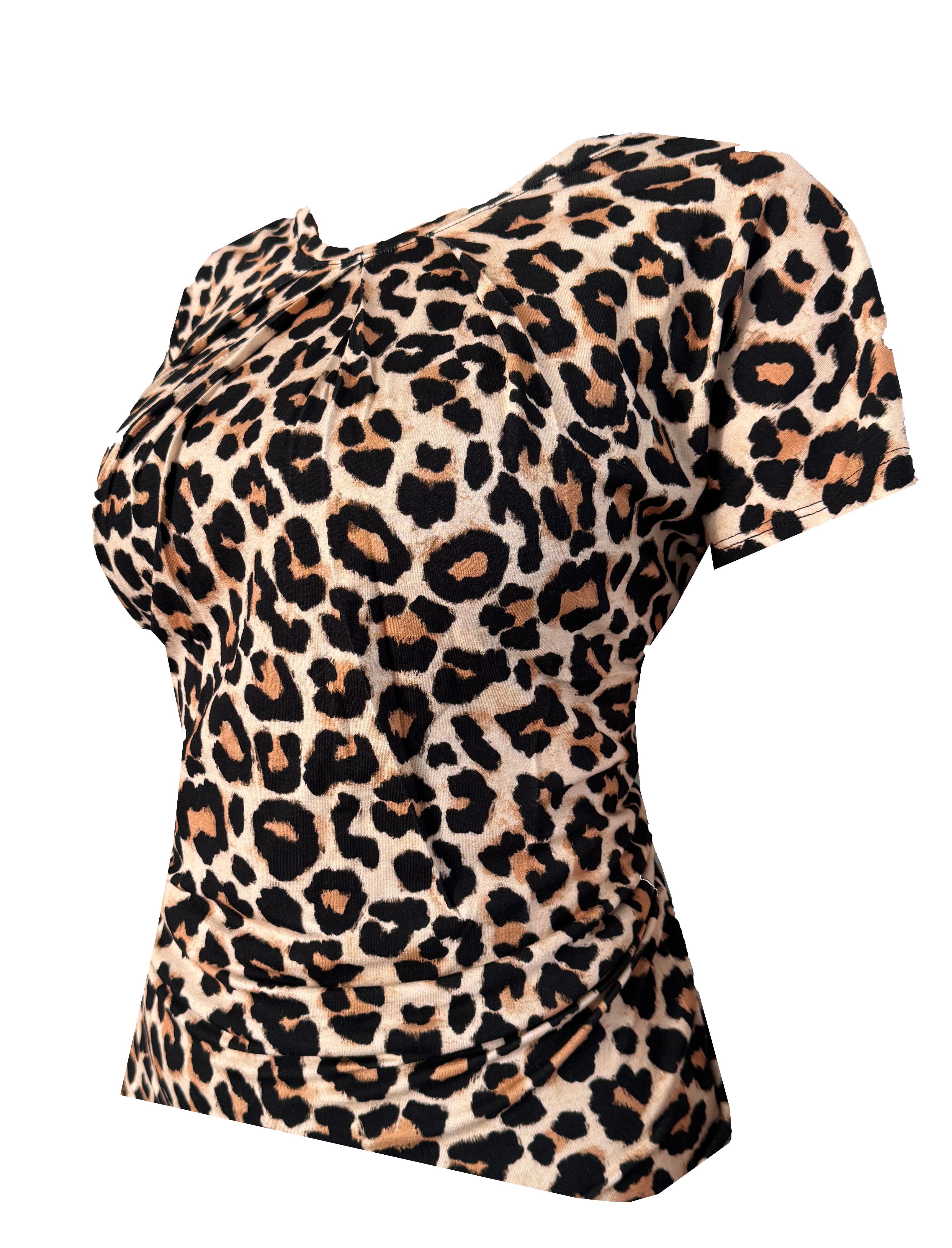 Passioni Print-Shirt mit Leopard Muster Leoparden Print