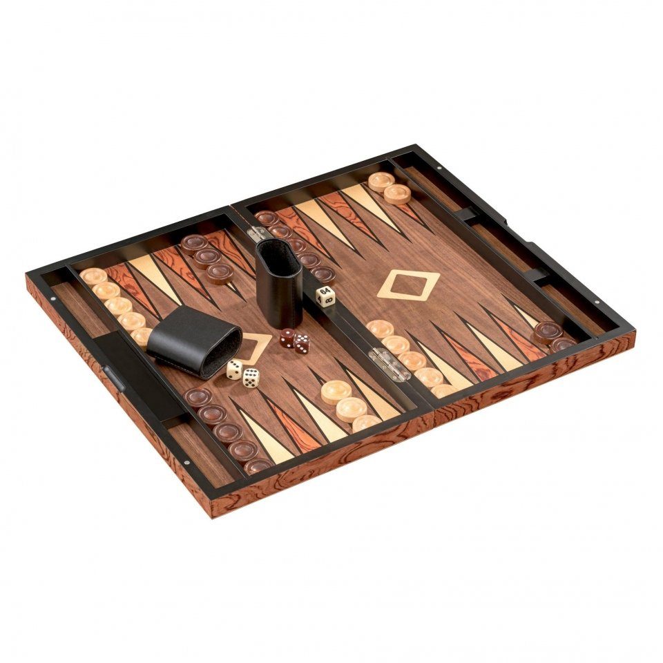 groß - - Backgammon Spiel, Magnetverschluss Ikaria Philos