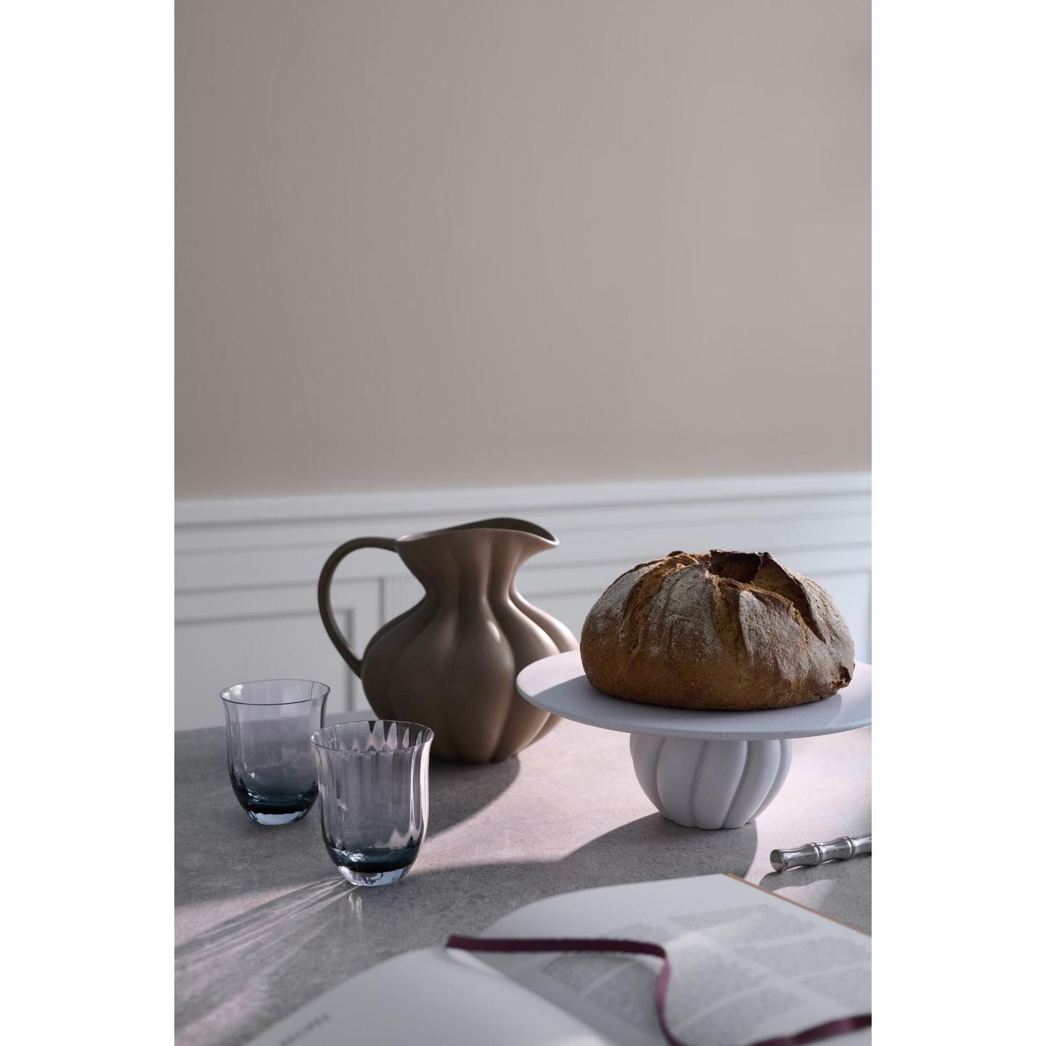 Specktrum Tortenplatte Kuchenplatte auf Fuß Nellie Off White