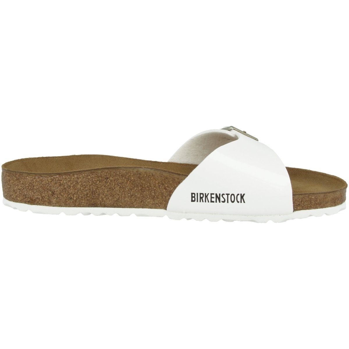 Birkenstock Madrid Birko-Flor Lack normal Damen Pantolette Hausschuhe, Sandaletten, Mules, Pantoffeln, Slipper