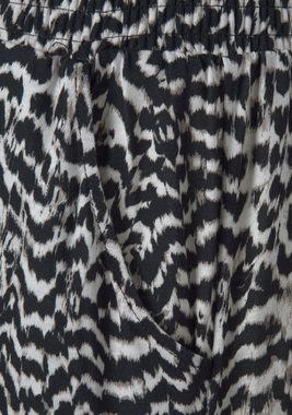 Vivance Jerseyhose mit Animalprint und Taschen, elastischer Bund, Sommerhose