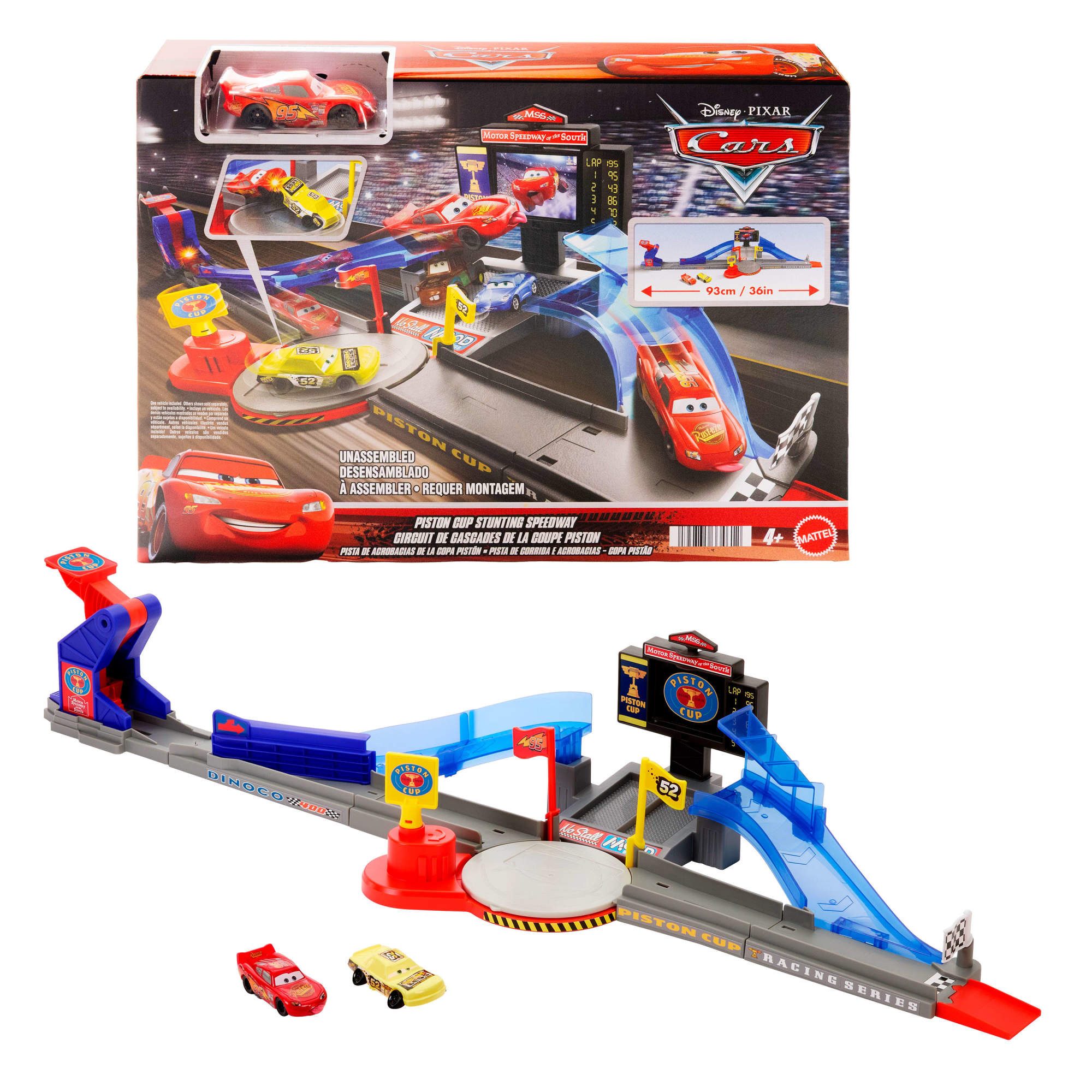Mattel® Autorennbahn Disney Pixar Cars 2-in-1 Piston Cup