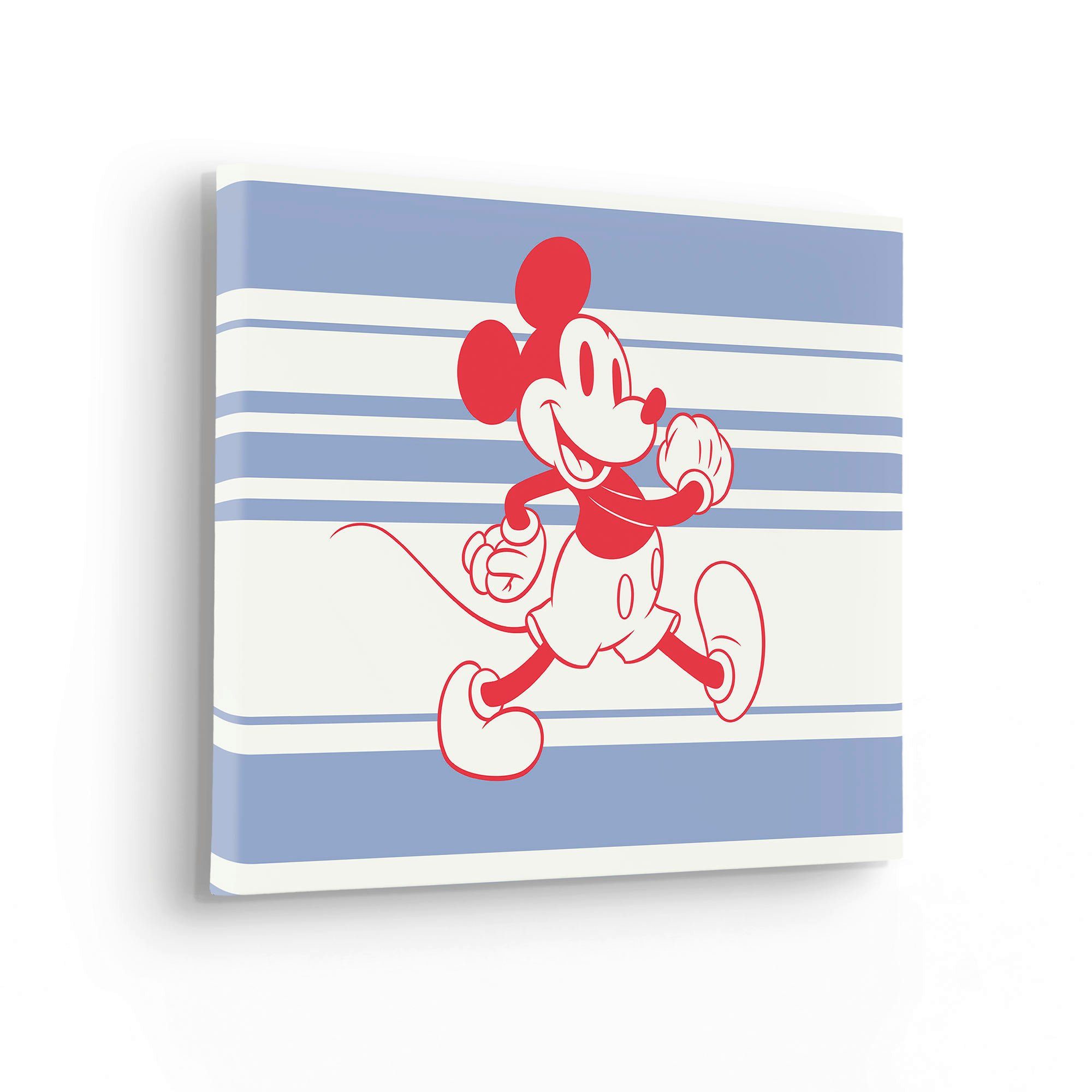 Komar Leinwandbild Mickey Wonderful Live - Größe 30 x 40 cm, Natur (1 St), Keilrahmenbild mi Echtholzrahmen
