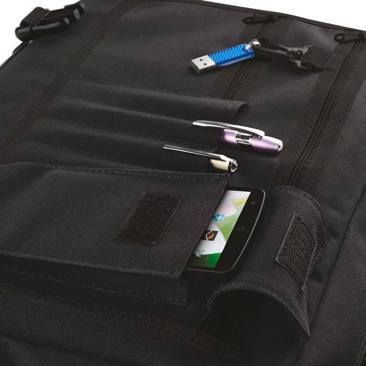 BagBase Umhängetasche Messenger Bag Umhängetasche, 38 x 30 x 12 cm – Bild 4 von 5