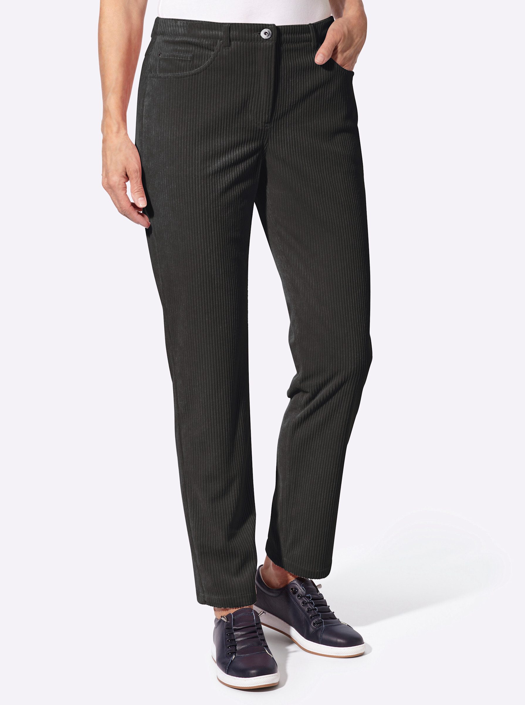 Jerseyhose Cord-Hose komfortabel