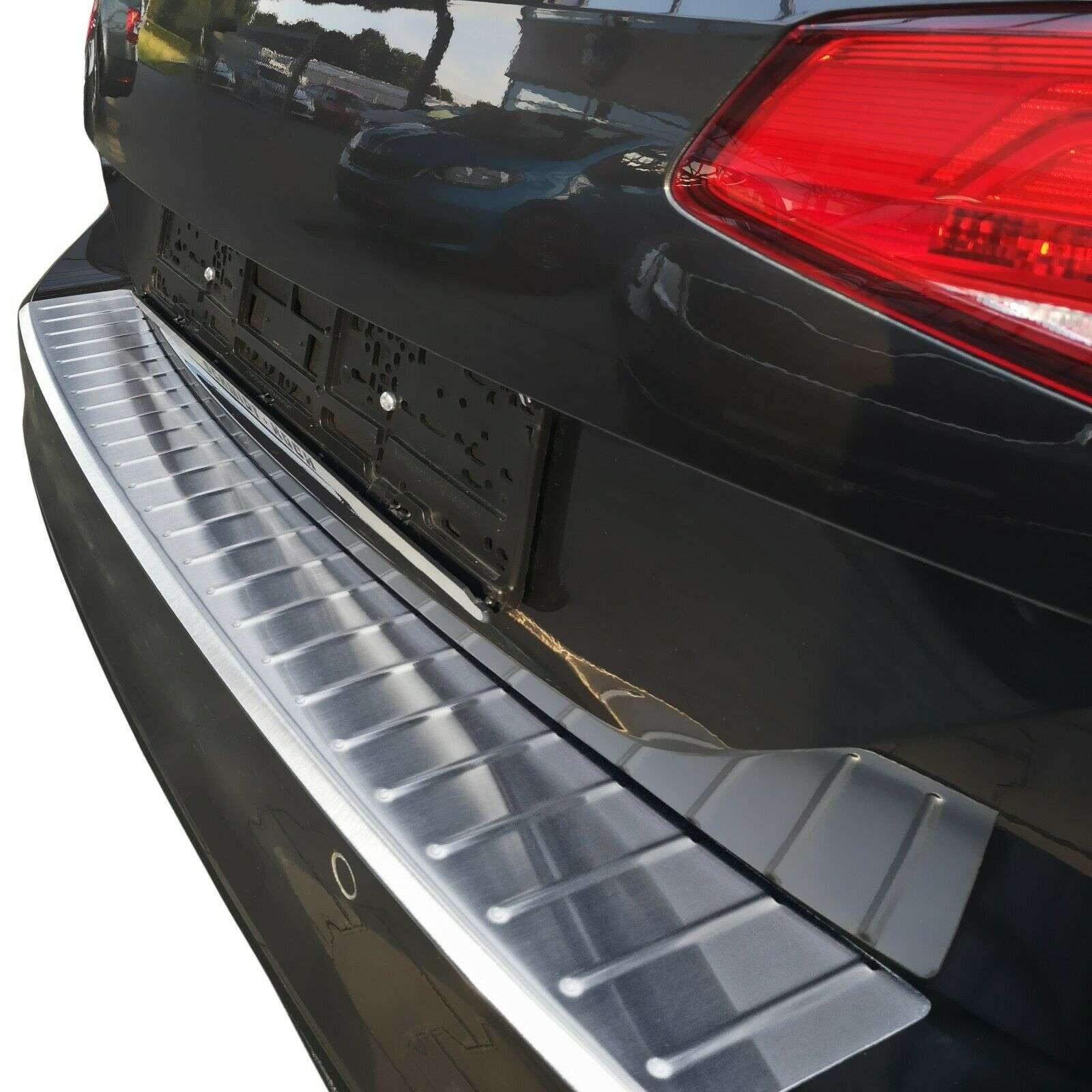 RECAMBO Ladekantenschutz für VW Golf 7 Variant, 2013-2017 Stoßstangenschutz, V2A rostfrei, Exklusive Optik, praktischer Schutz & perfekte Passform