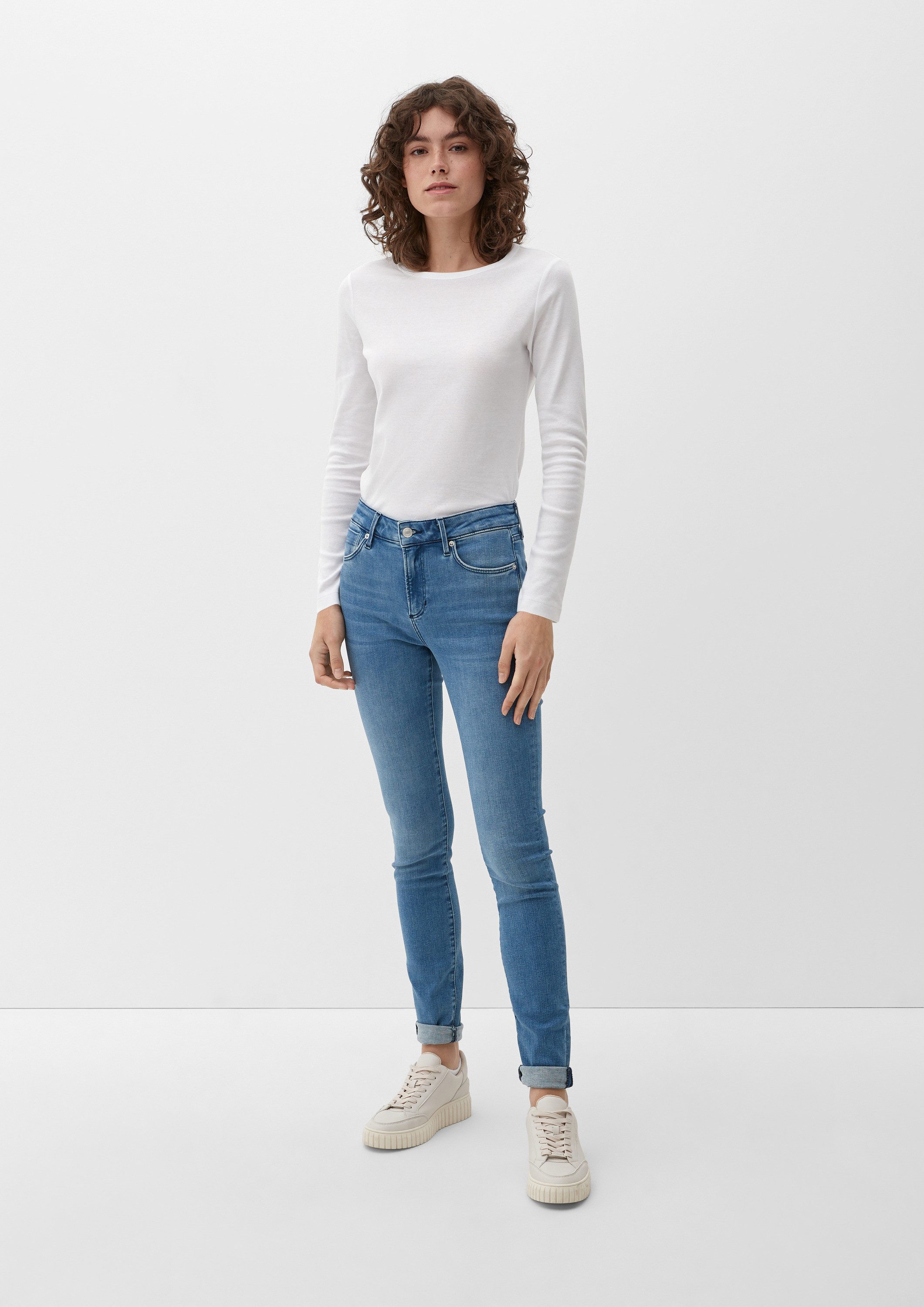 s.Oliver Skinny-fit-Jeans Jeans-Hose IZABELL Jeans Izabell / Skinny Fit / M günstig online kaufen