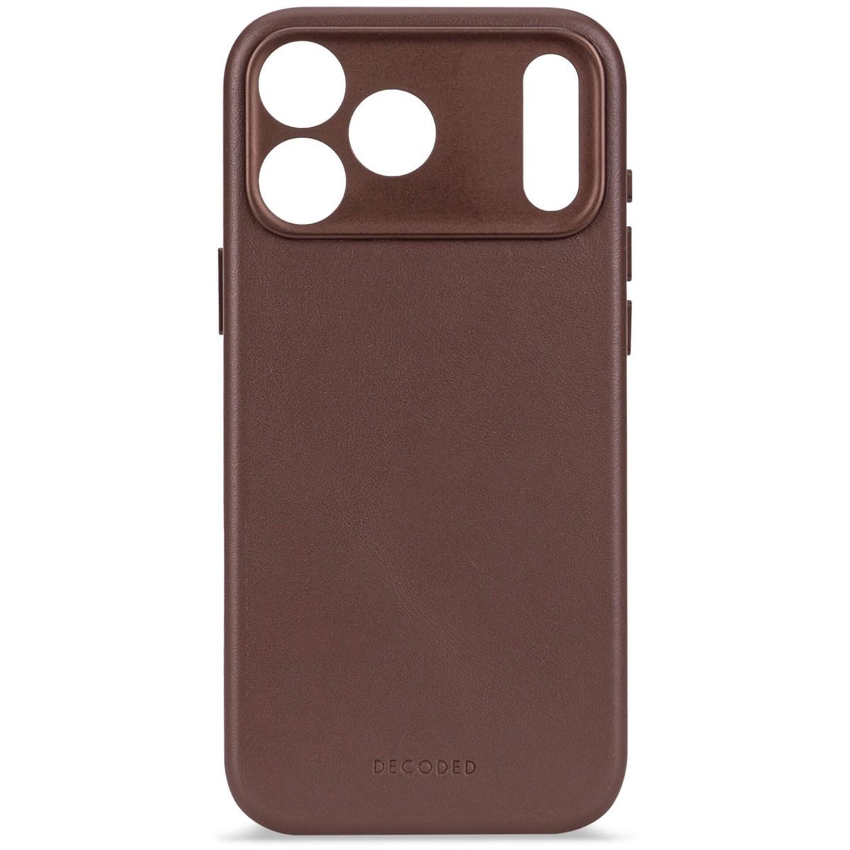 DECODED Smartphone-Hülle Leather Backcover iPhone 17 Pro Max Chocolate