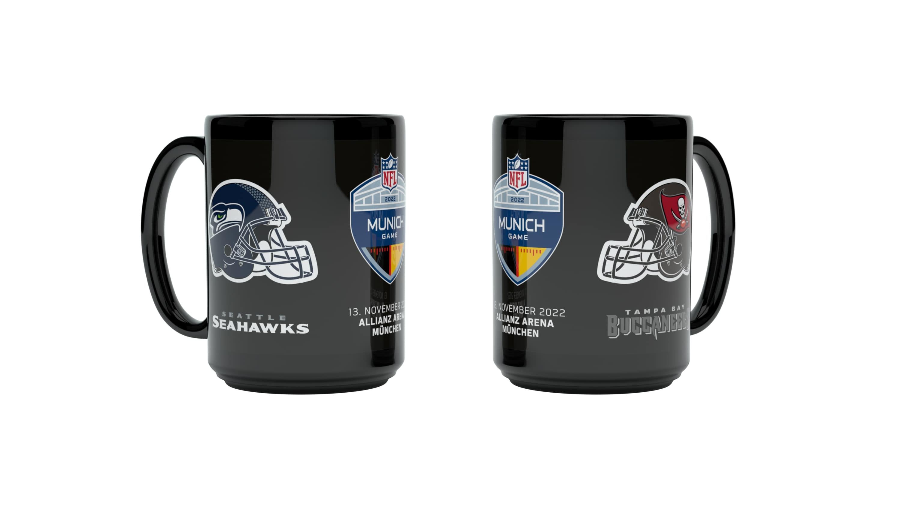 NFL Shield Becher Munich Game Team Dueling Ceramic Mug 450 ml., Keramik