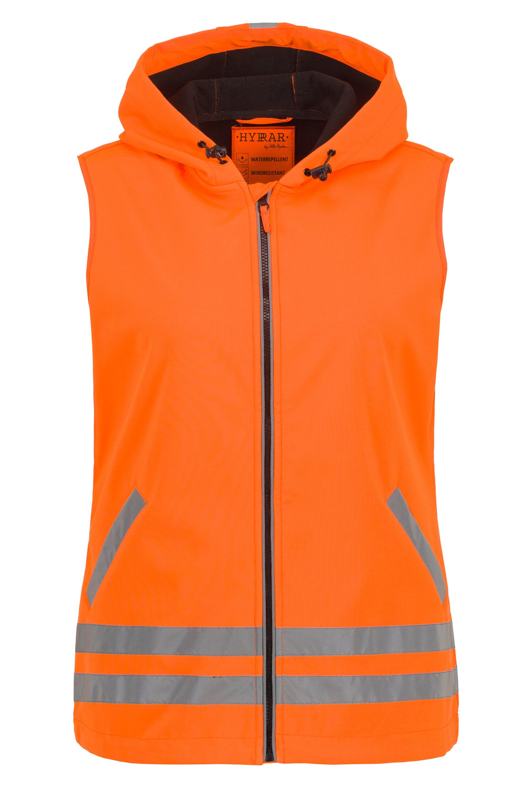 Ulla Popken Softshelljacke Softshellweste Reflektoren Kapuze