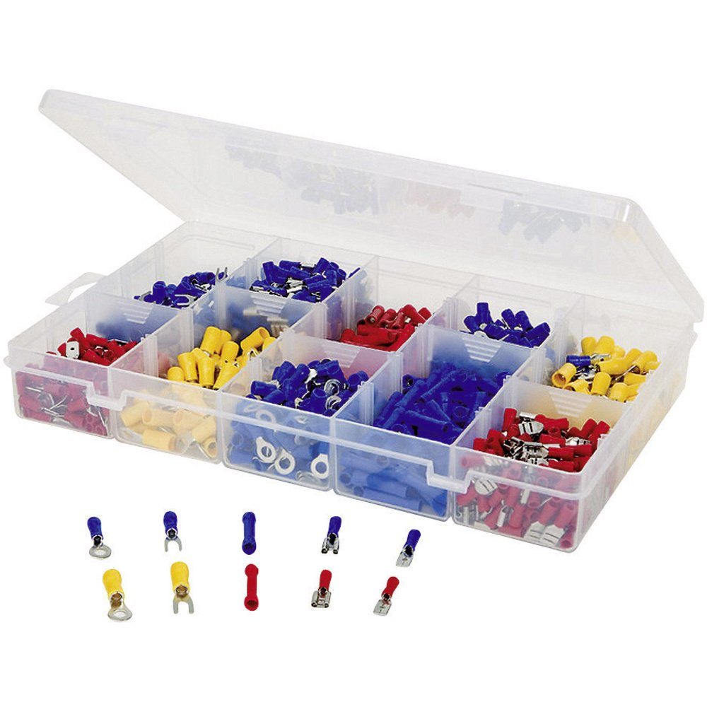 Ringkabelschuh TRU COMPONENTS 731306 Quetschverbinder-Sortiment 0.50 mm² 2.50 mm² Bla