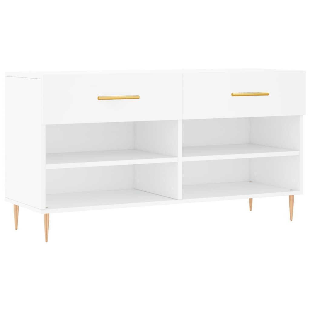 vidaXL Schuhregal Schuhbank Weiß 102x35x55 cm günstig online kaufen