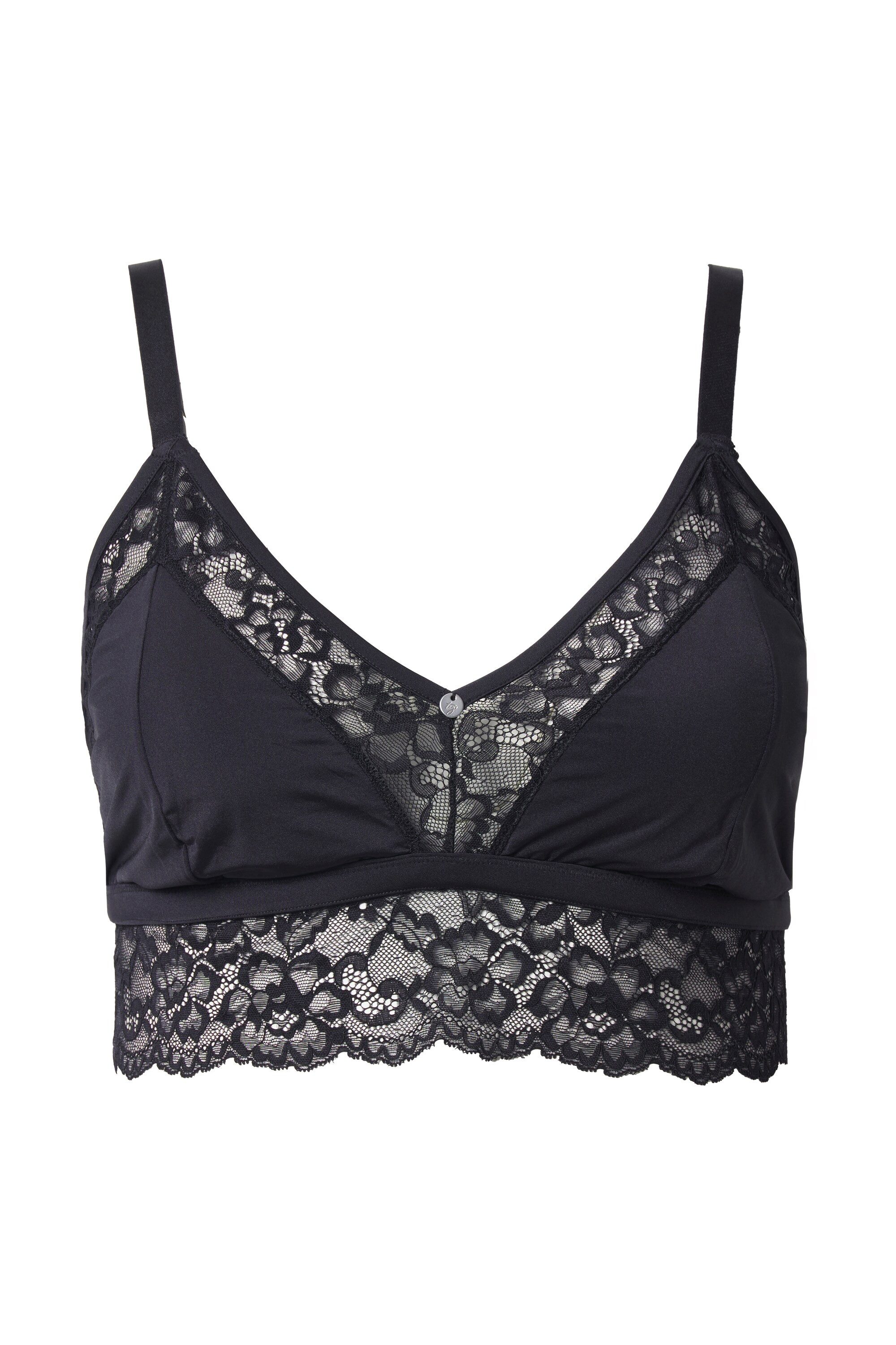 Bügel-BH TruYou Bralette Satin transparente Spitze